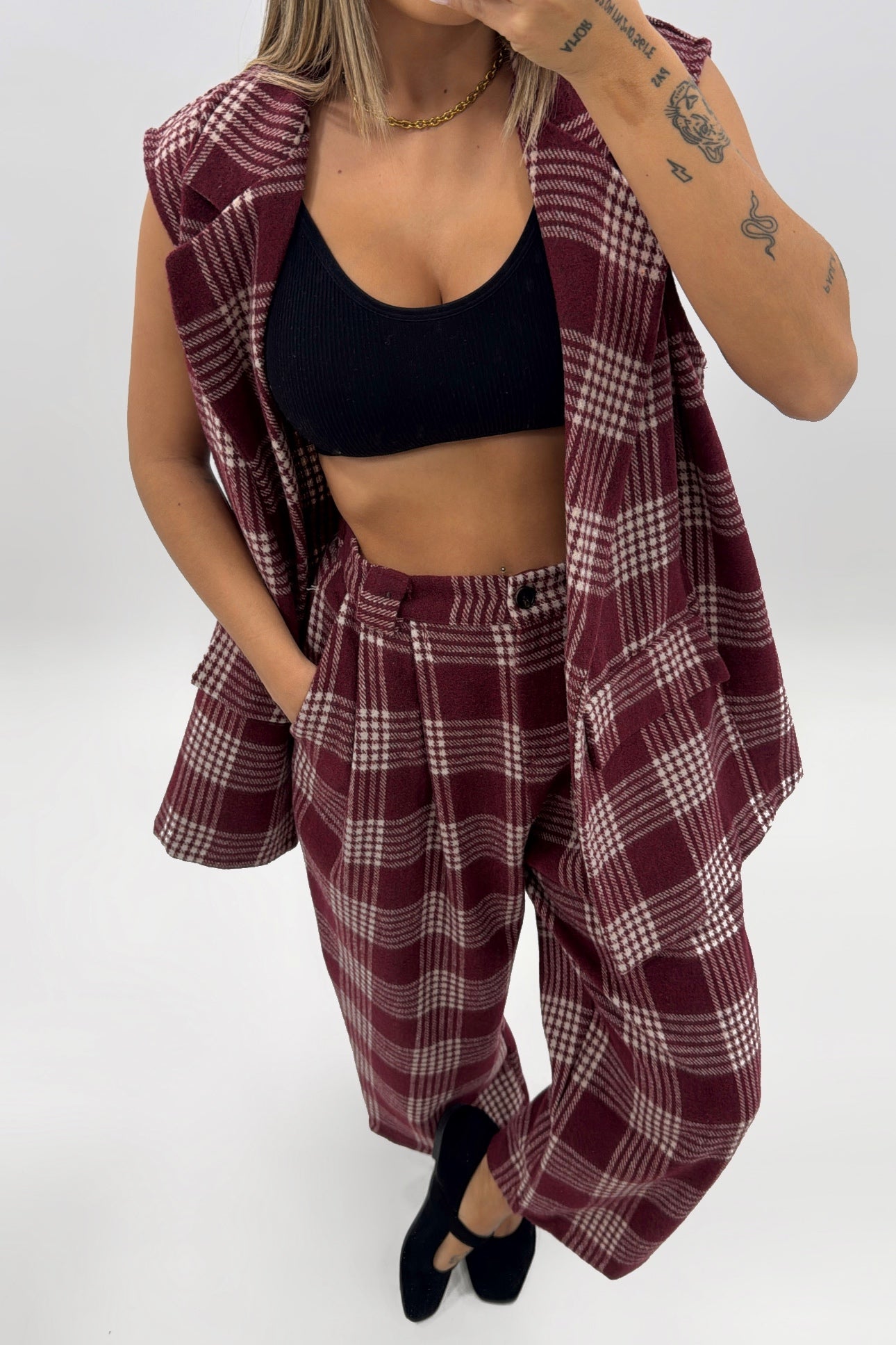 PANTALÓN CUADROS