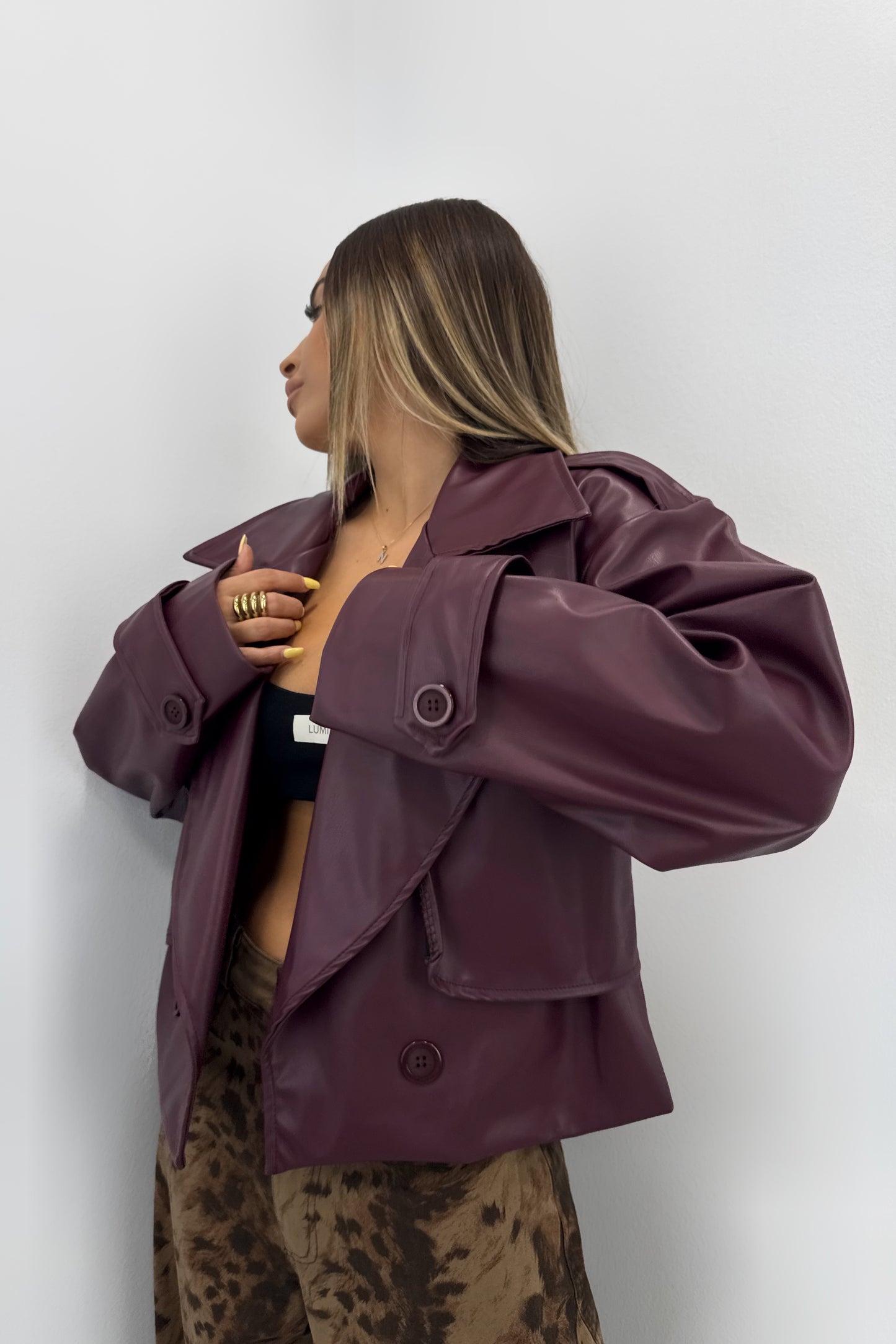CHAQUETA TRENCH POLIPIEL