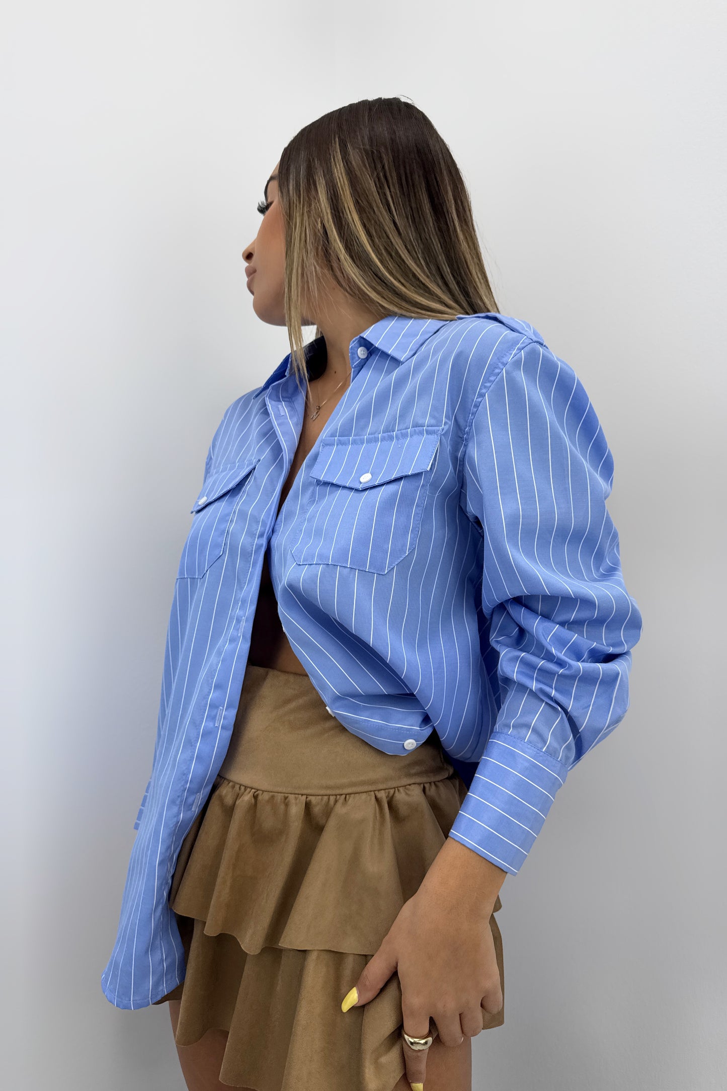 FALDA PANTALON ANTE VOLANTES