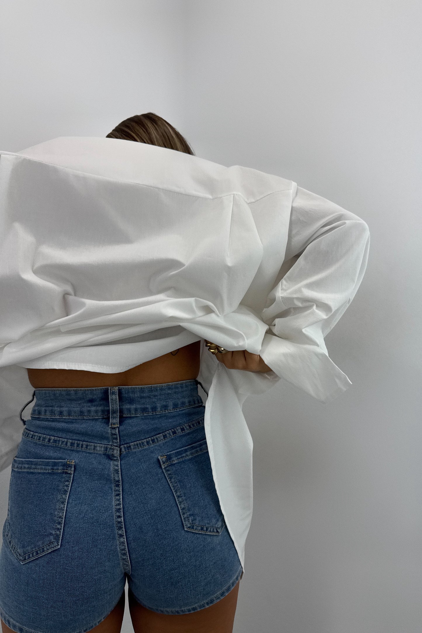 FALDA PANTALÓN DENIM ASIMETRÍCO