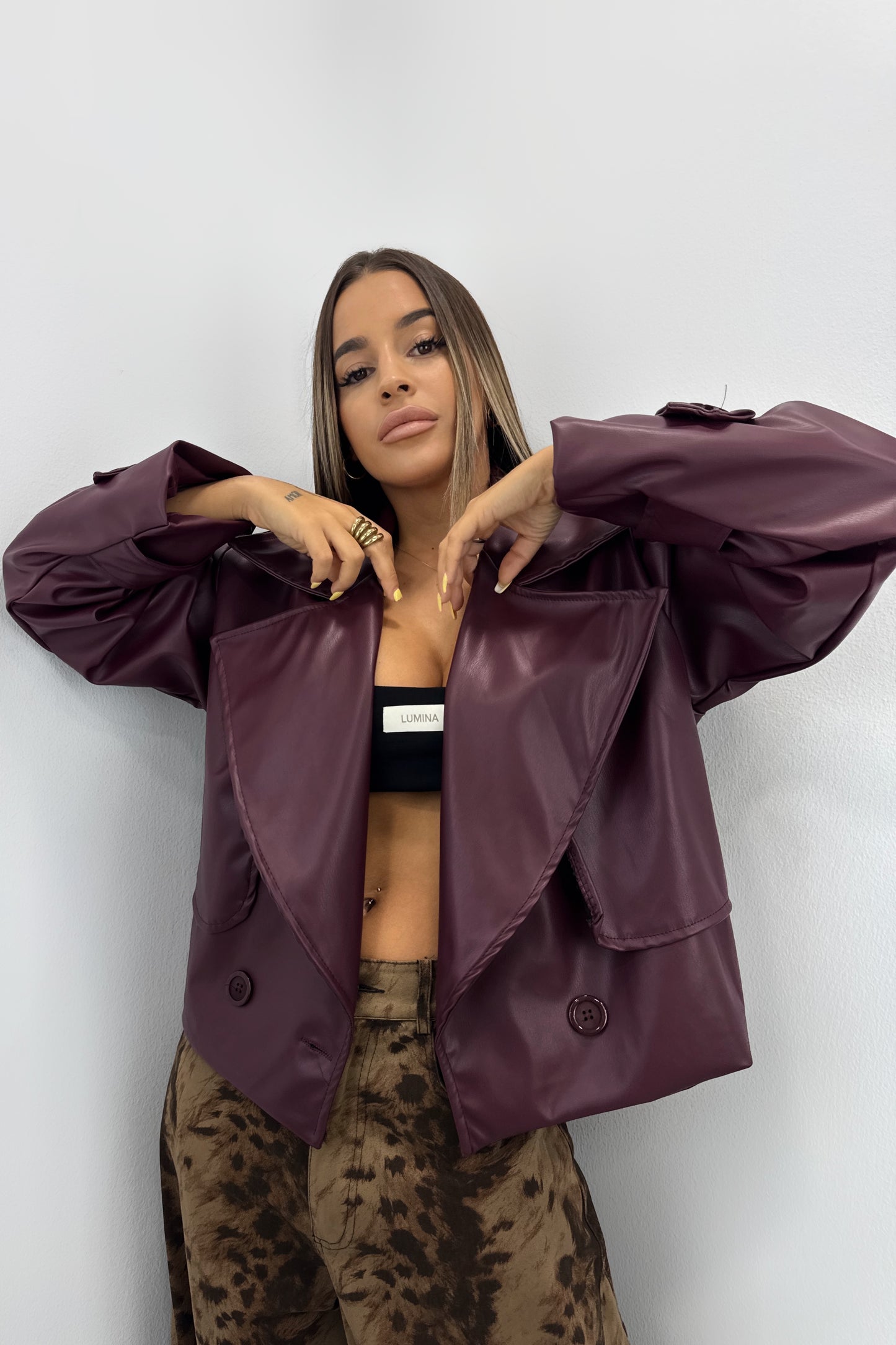 CHAQUETA TRENCH POLIPIEL
