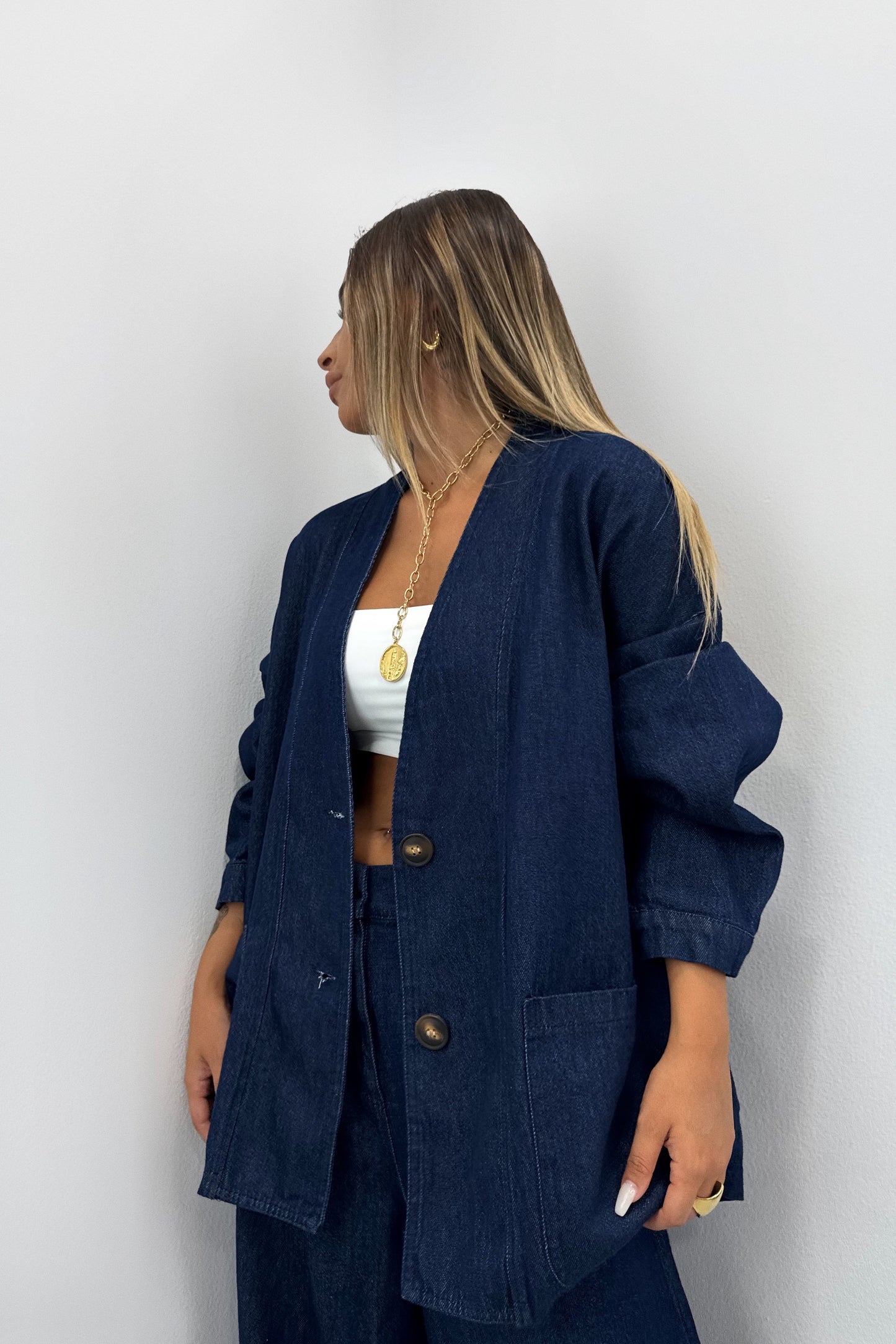 CHAQUETA DENIM OVER