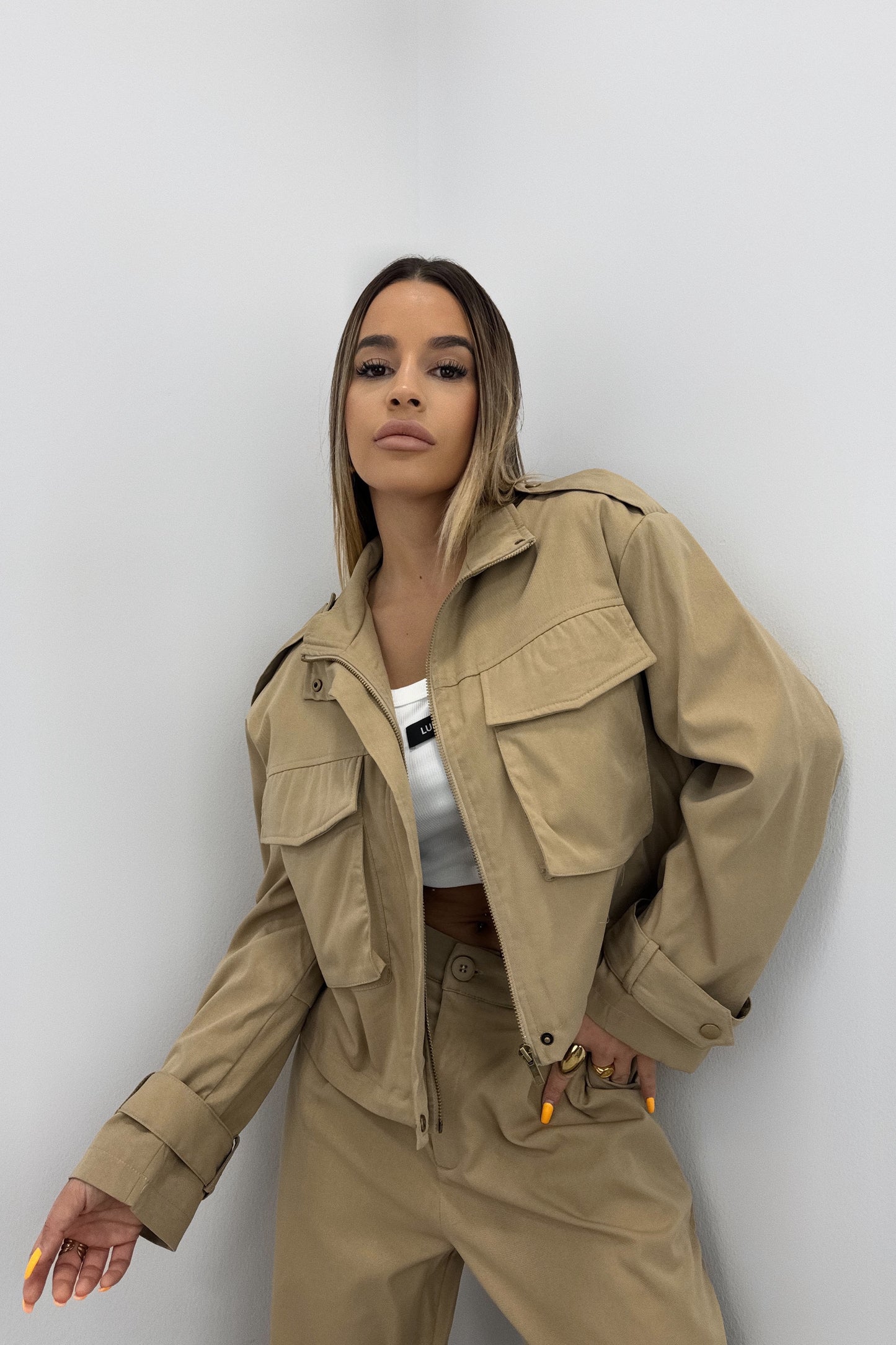 CHAQUETA DETAIL FRUNC