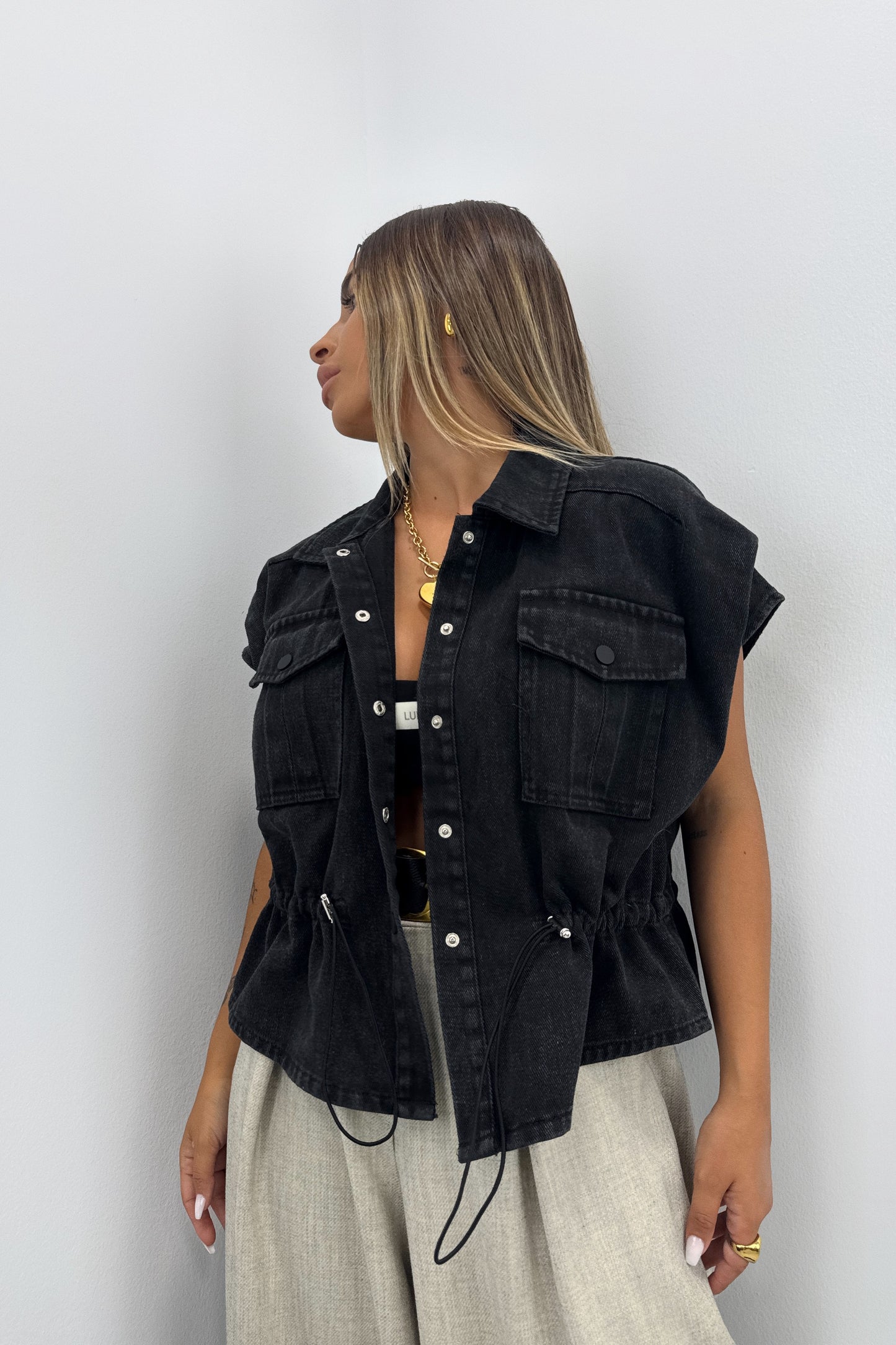 CHALECO DENIM