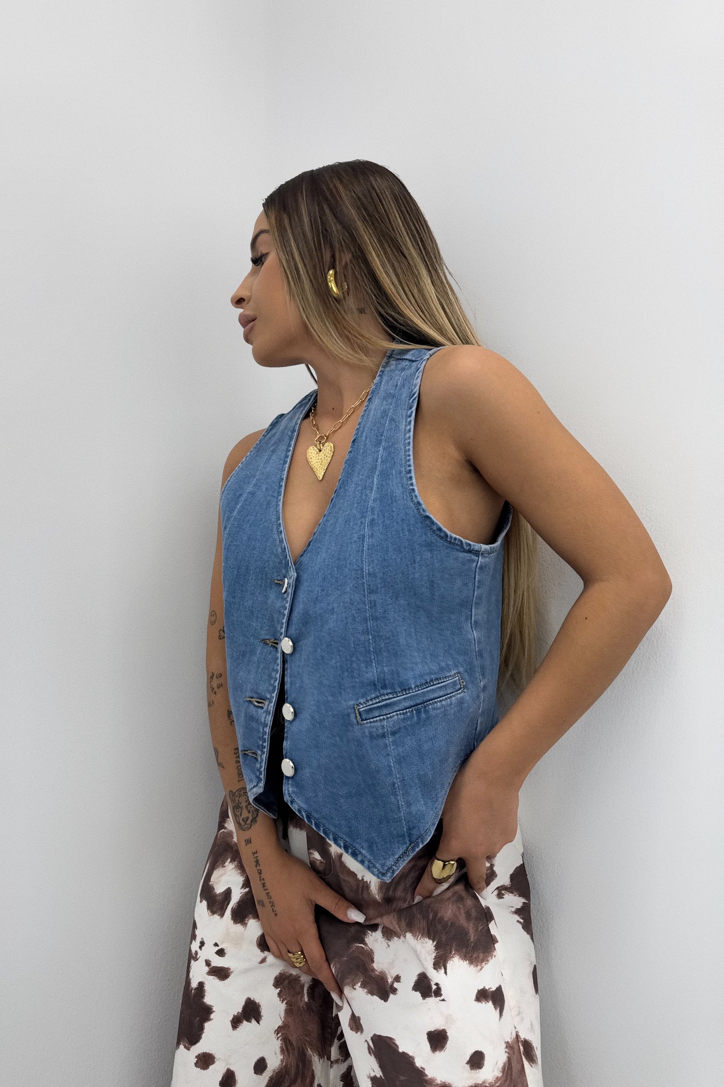 CHALECO DENIM