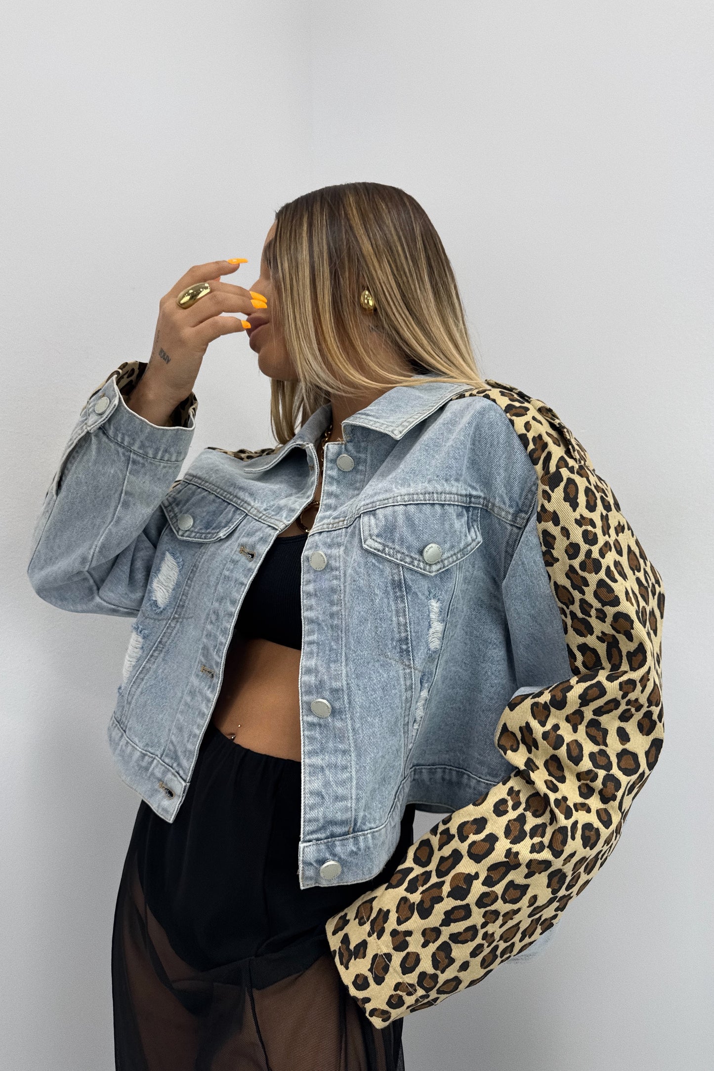 CHAQUETA DENIM LEO