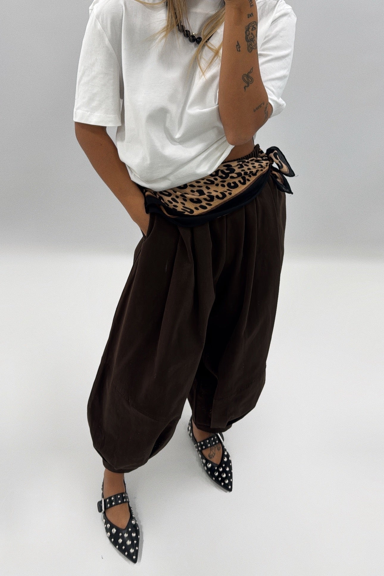 PANTALÓN BOMBACHO DENIM