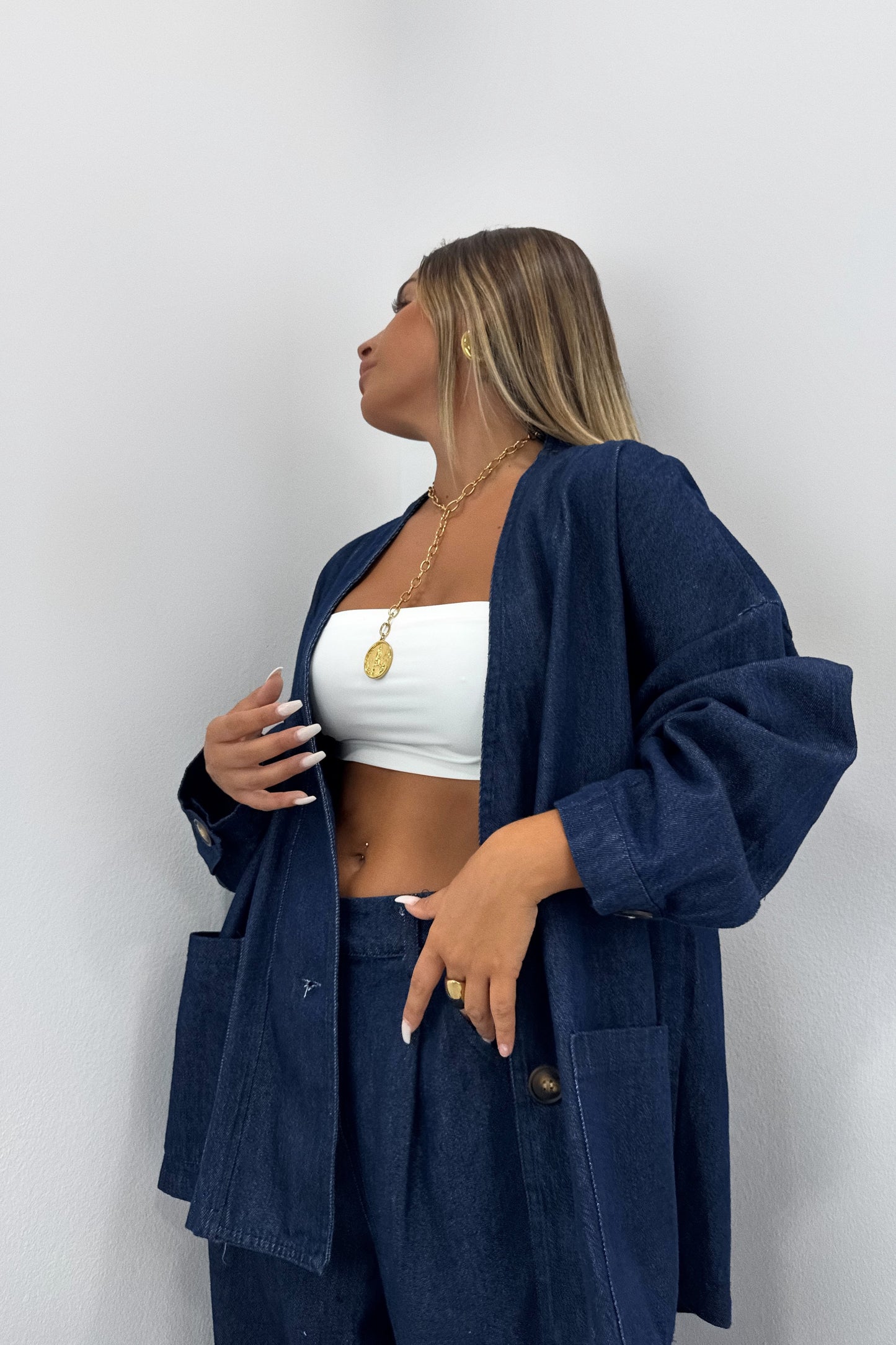 CHAQUETA DENIM OVER