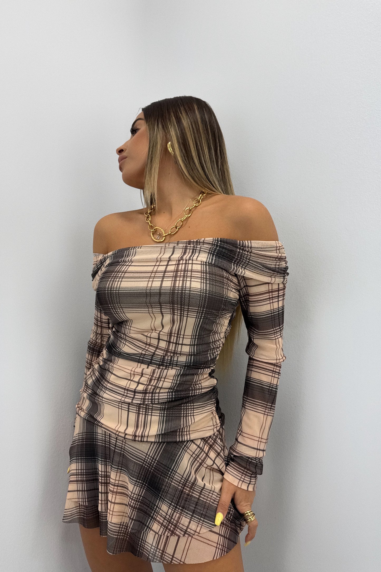 VESTIDO CUADRS LUMINA