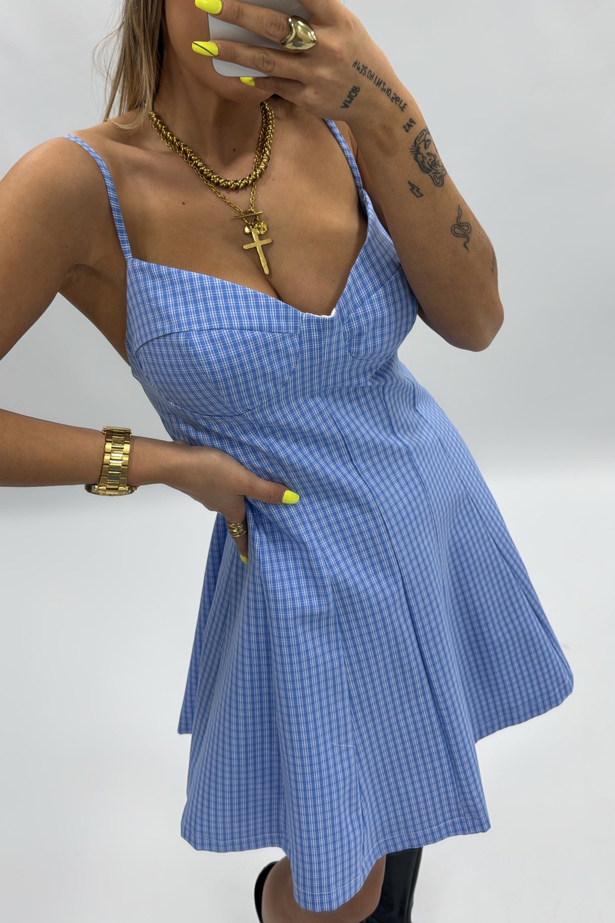 VESTIDO VICHY LUMINA
