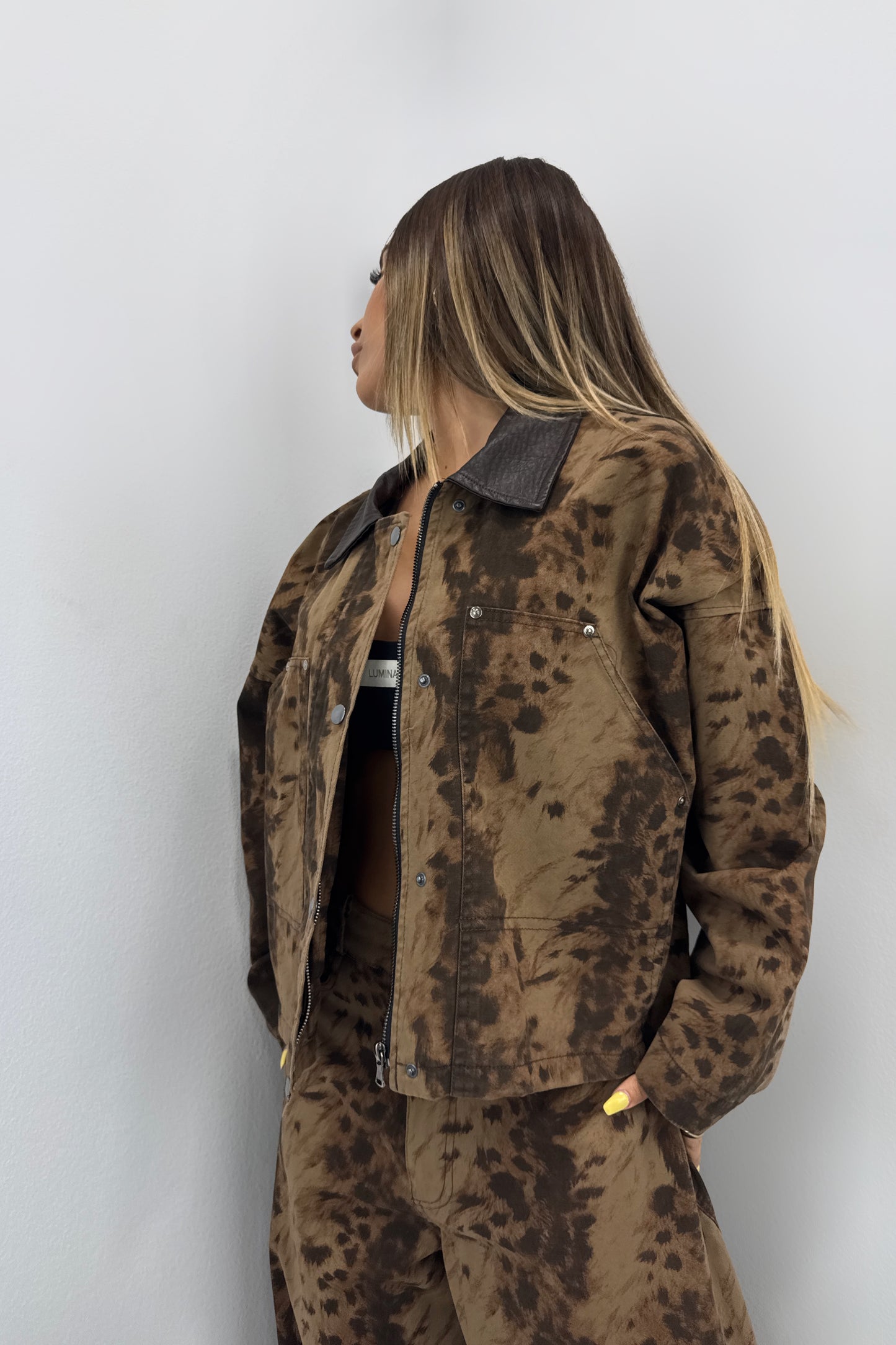 CHAQUETA ESTAMPADA LUMINA