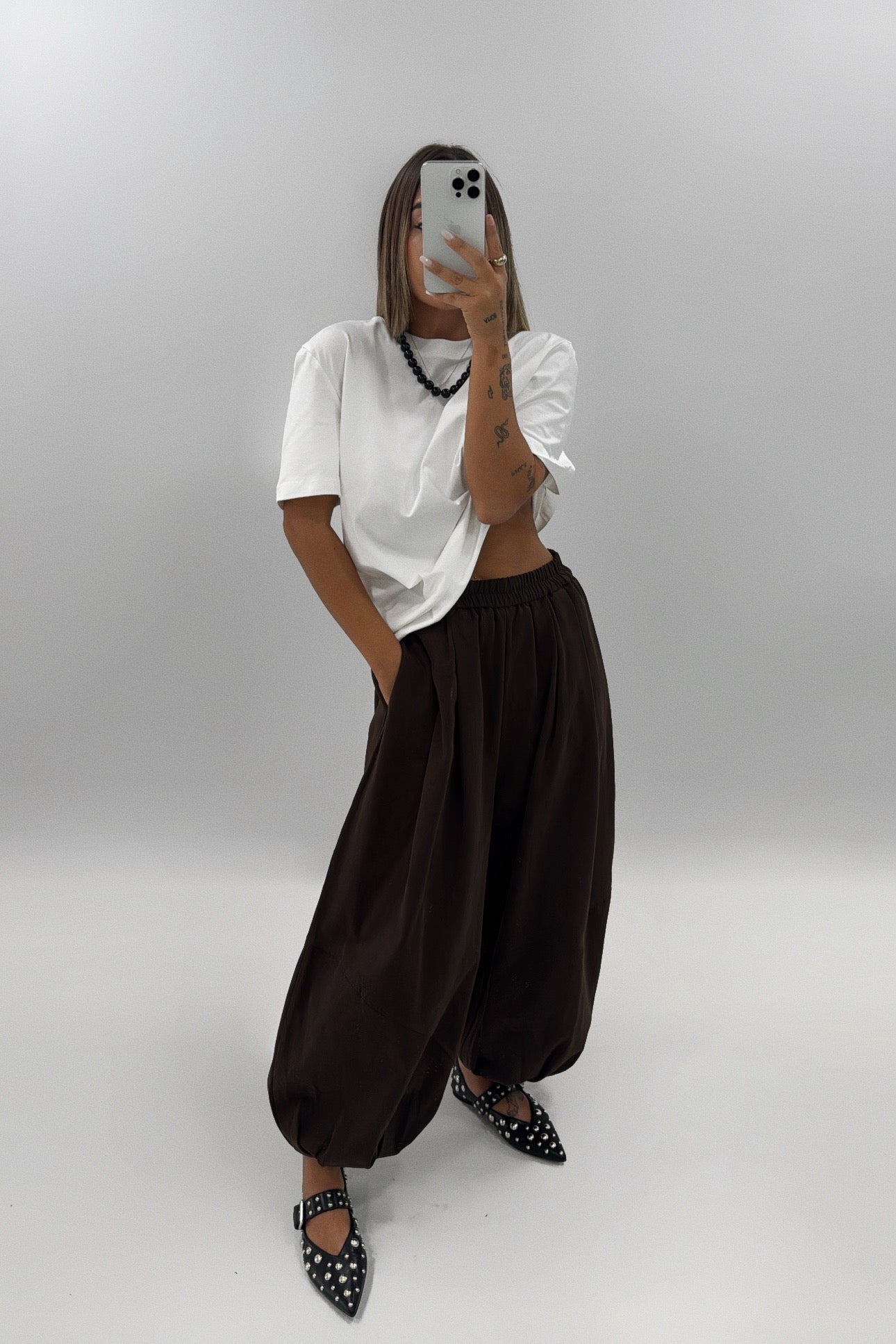 PANTALÓN BOMBACHO DENIM