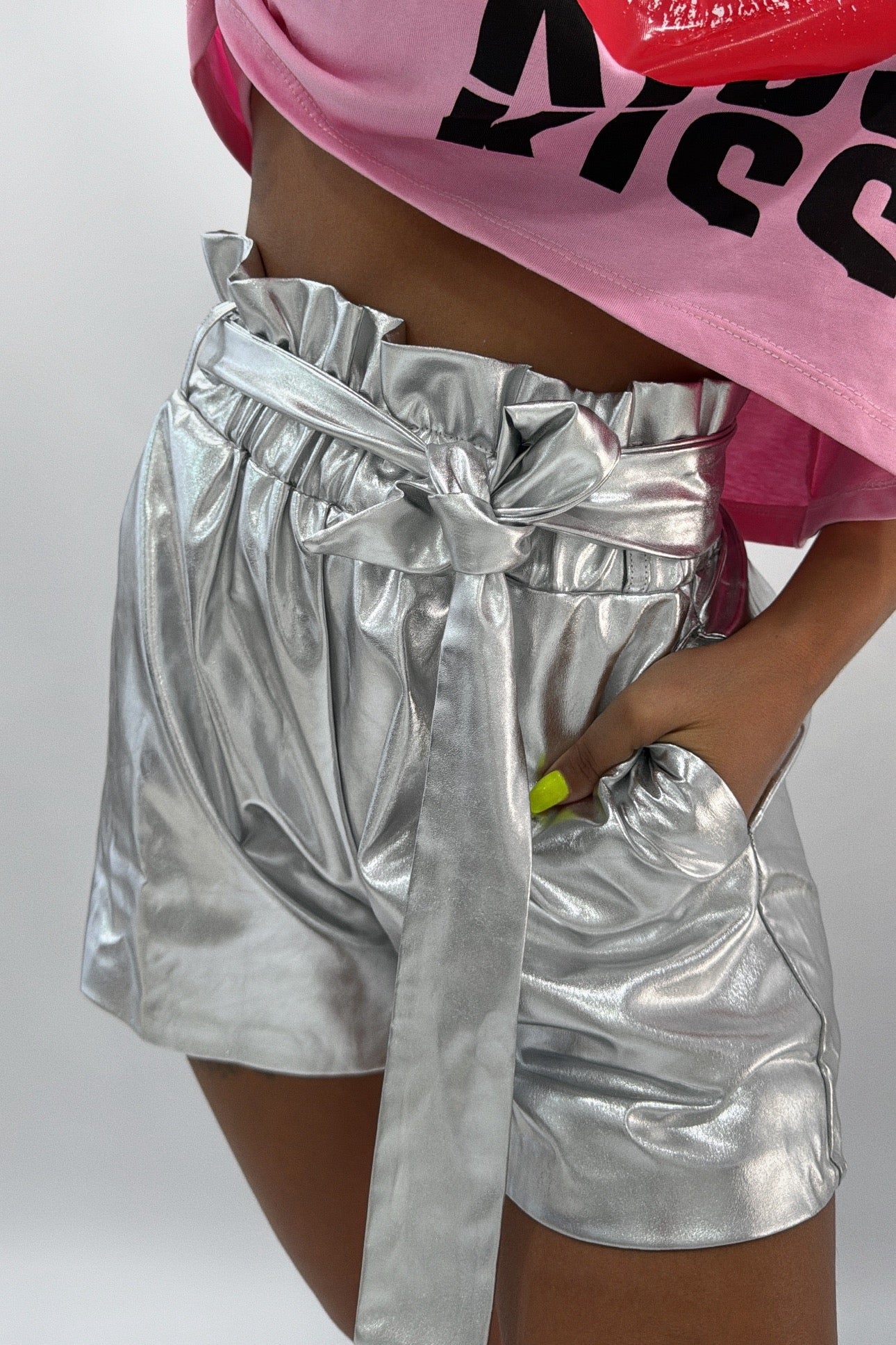 SHORT METALIZADO