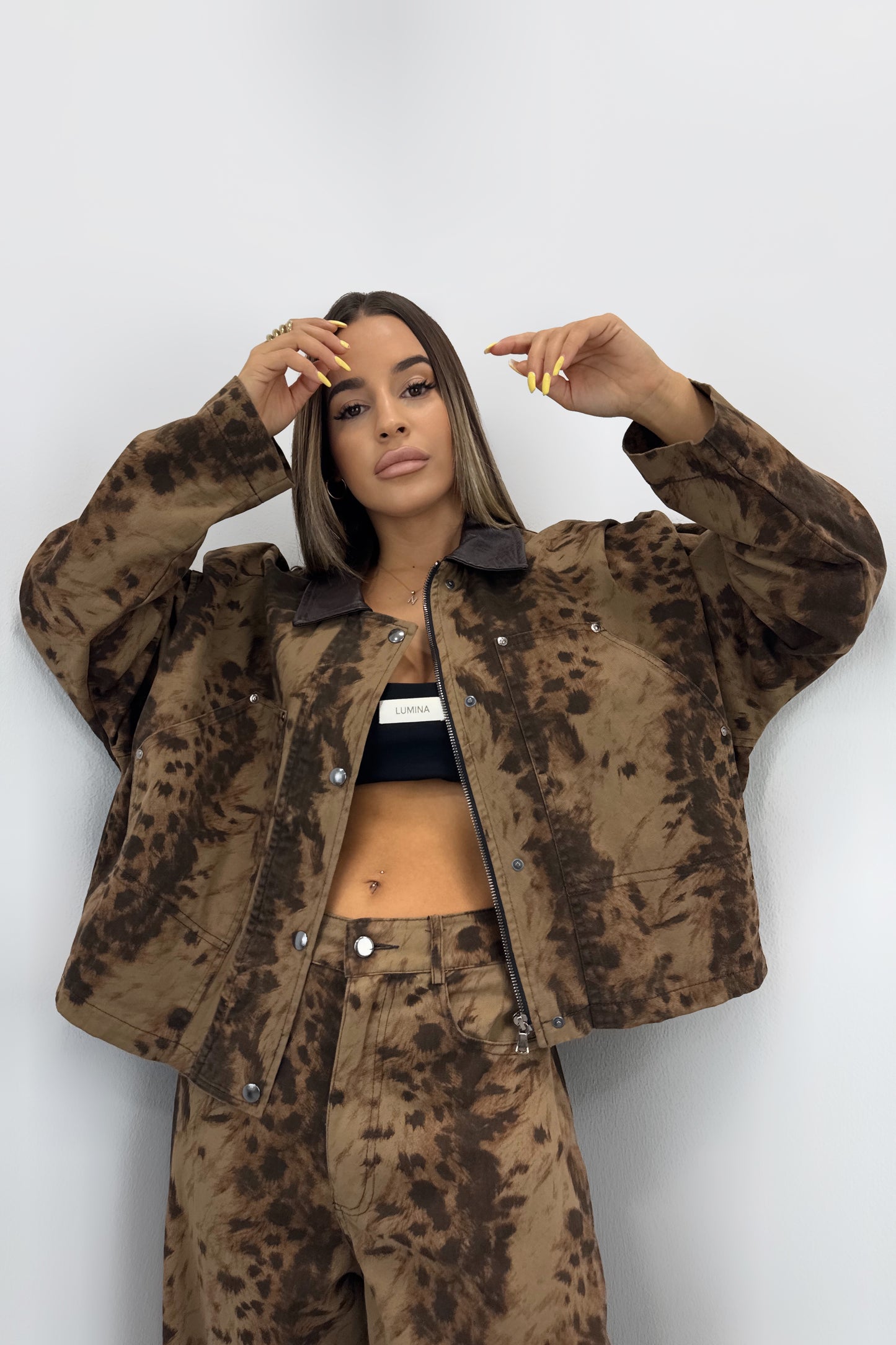 CHAQUETA ESTAMPADA LUMINA