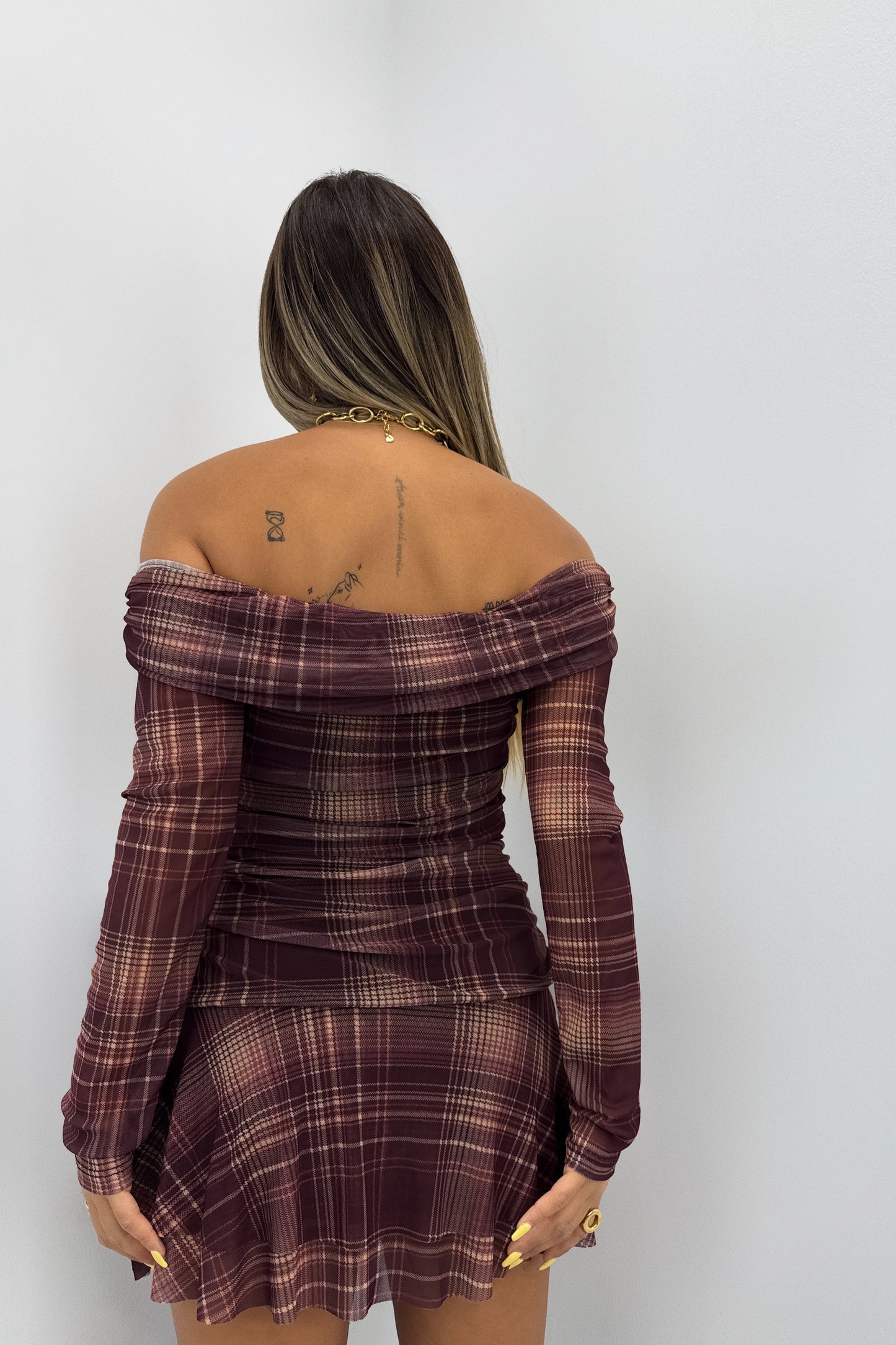 VESTIDO CUADRS LUMINA