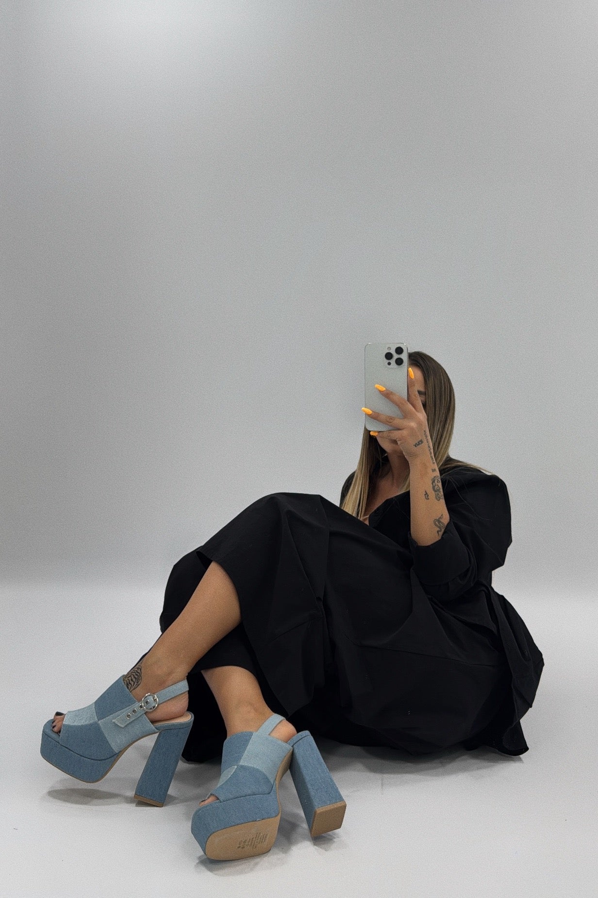 SANDALIA DENIM