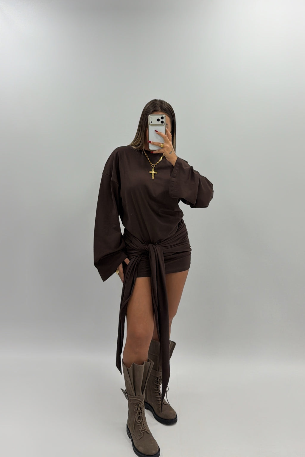 VESTIDO NUDE LUMINA