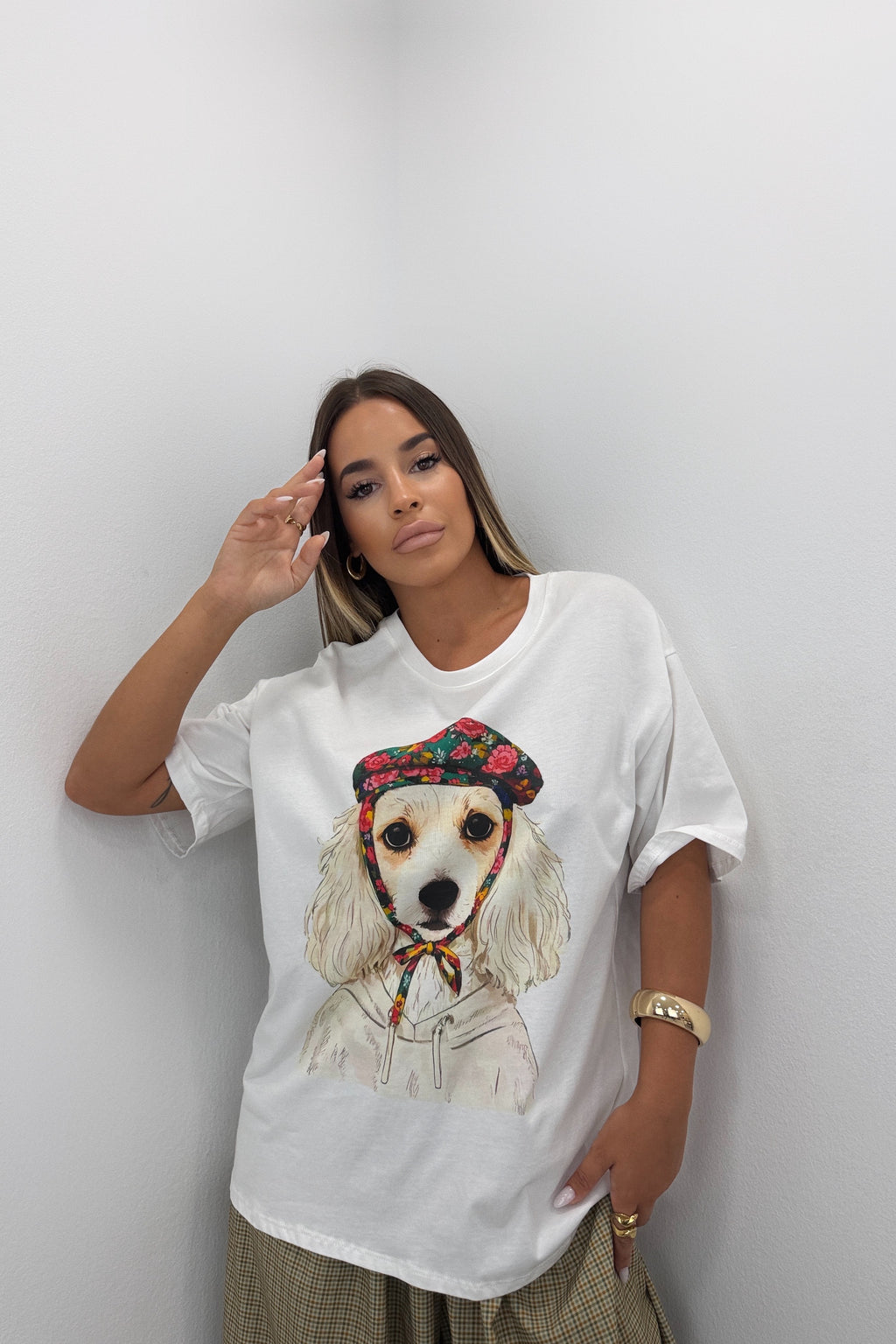 CAMISETA DOG FLORE