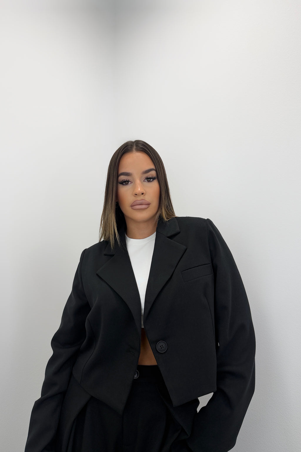 BLAZER BASIC CROPPED