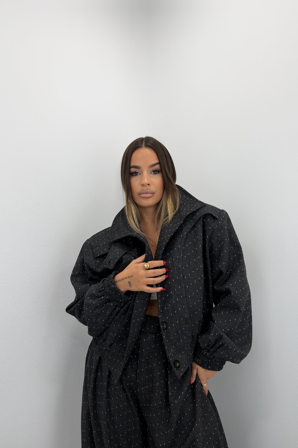 CHAQUETA HOMBRERAS TOPEI LUMINA