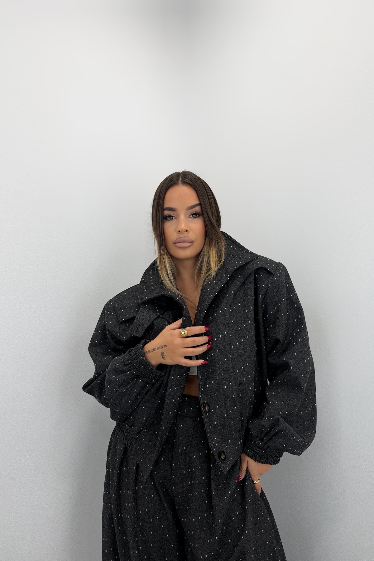 CHAQUETA HOMBRERAS TOPEI LUMINA