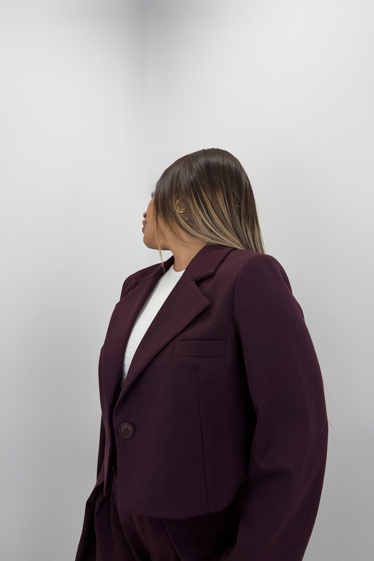 BLAZER CROPPED BUR