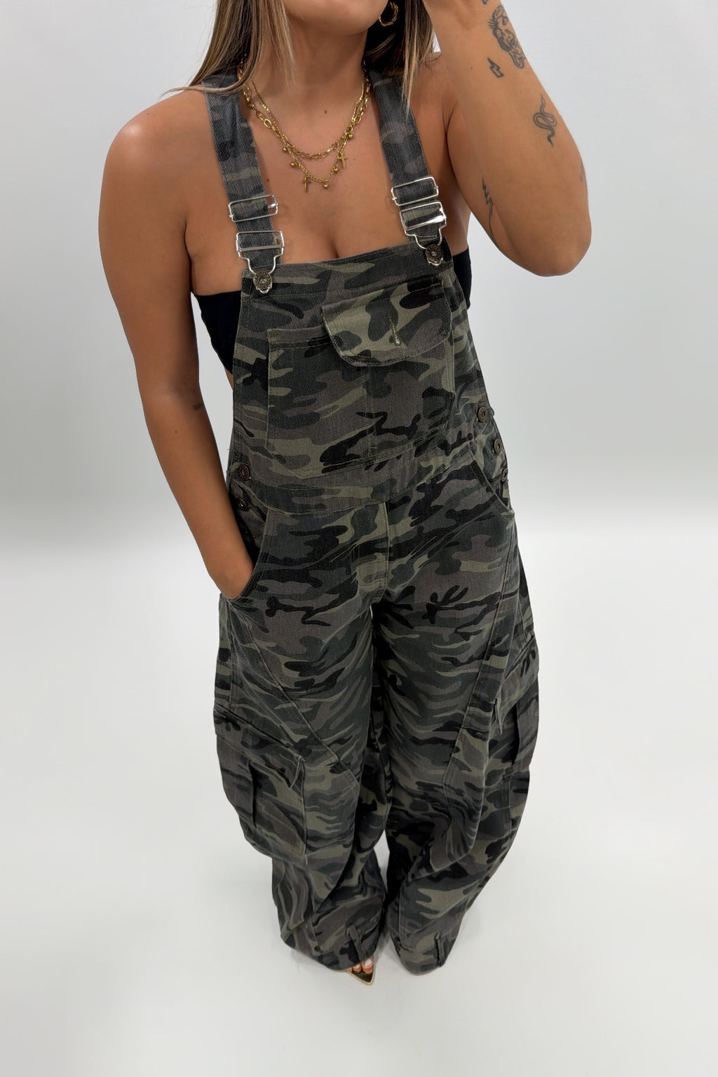 PETO DENIM CAMUFLAJE