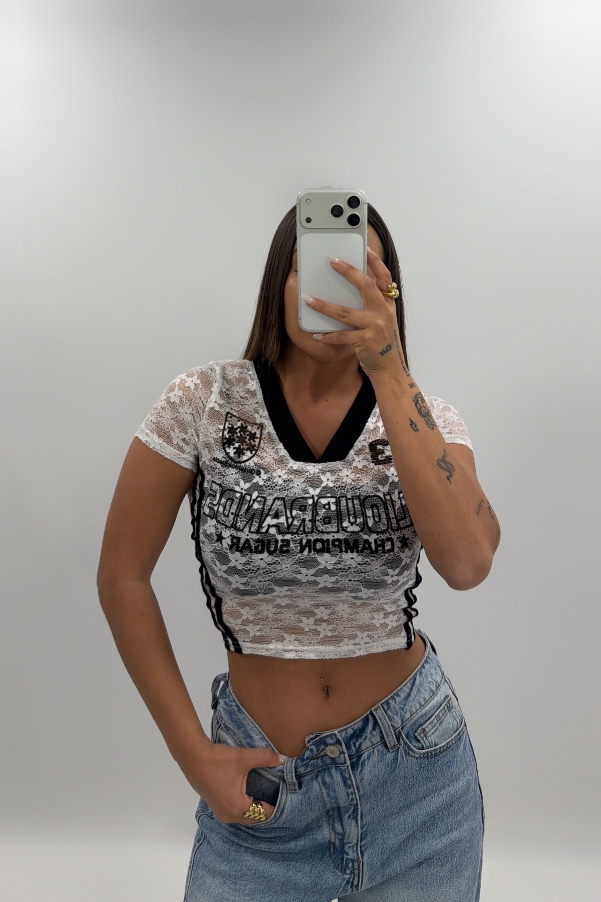 CAMISETA ENCAJE
