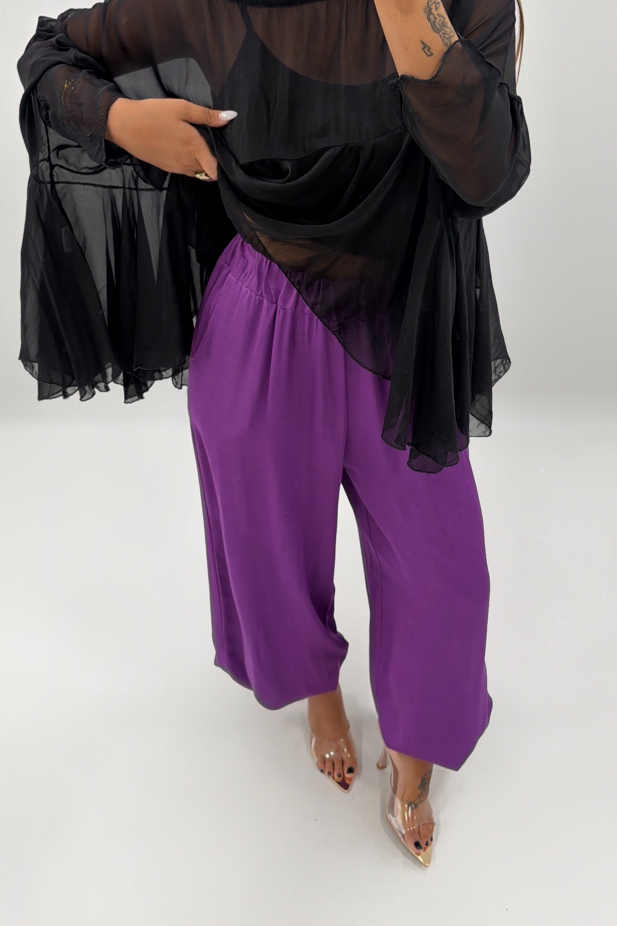 PANTALÓN SATÉN LAZADA MOREI