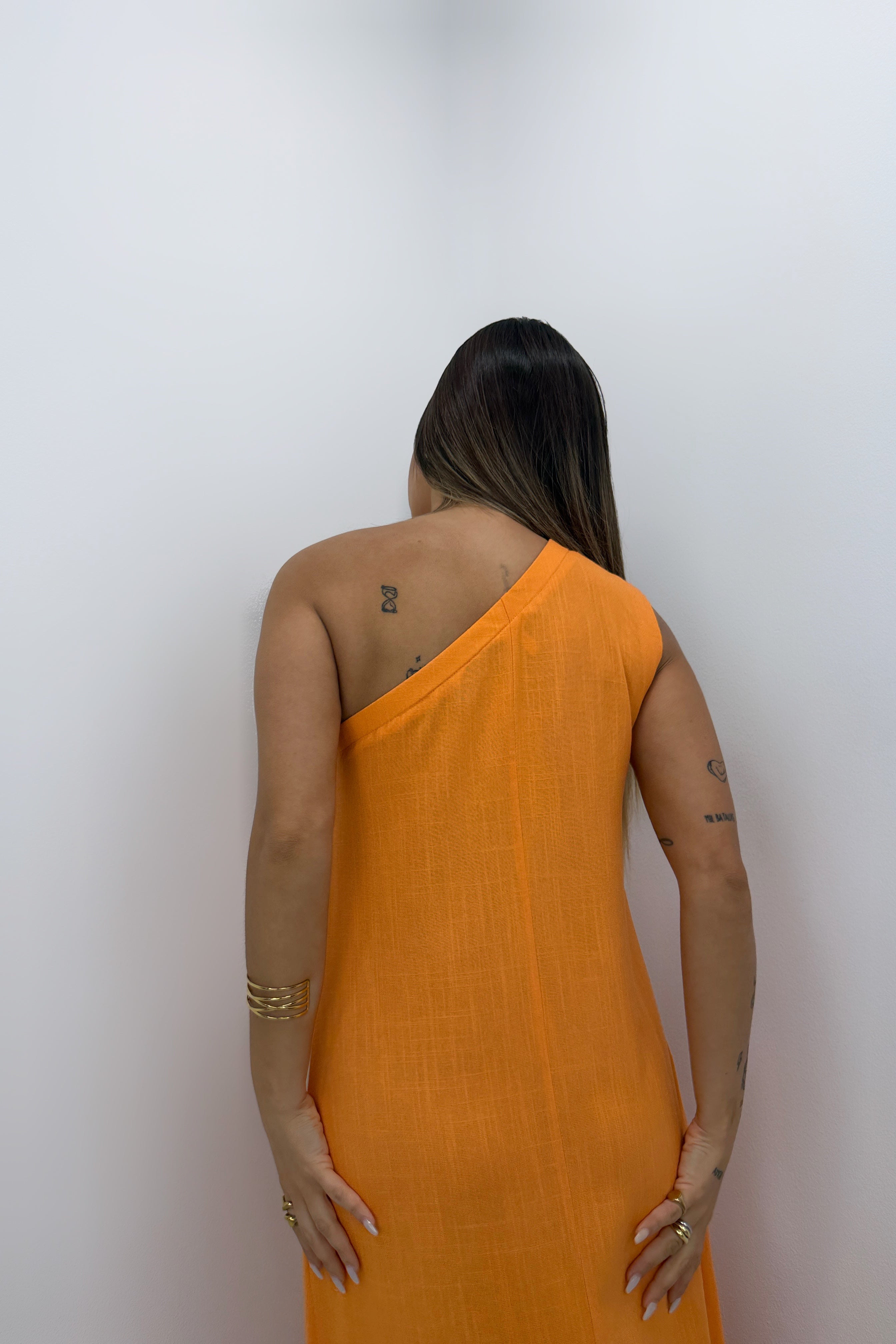 VESTIDO ROSE LINO