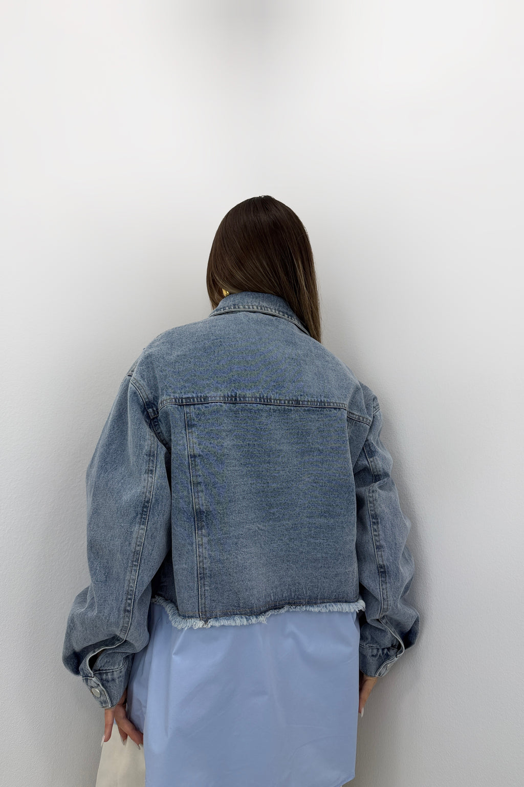 CAMISA COMBINADA DENIM