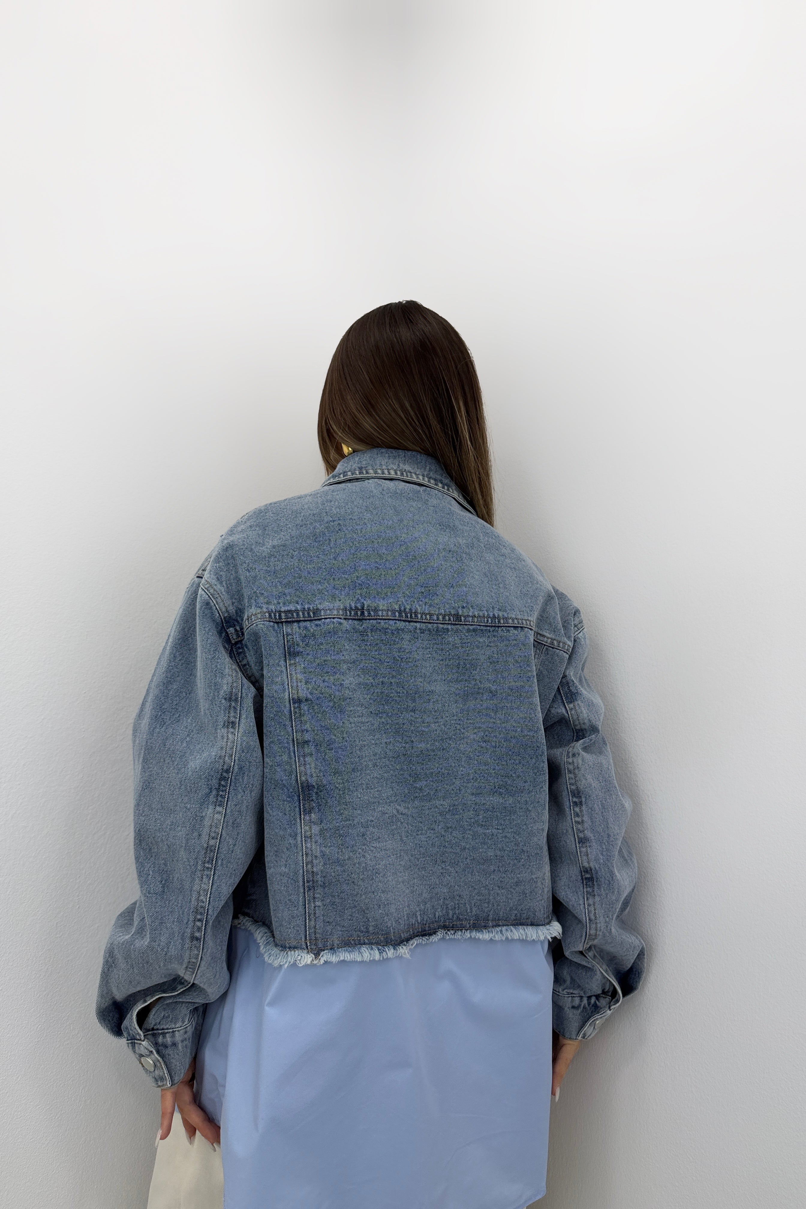 CAMISA COMBINADA DENIM