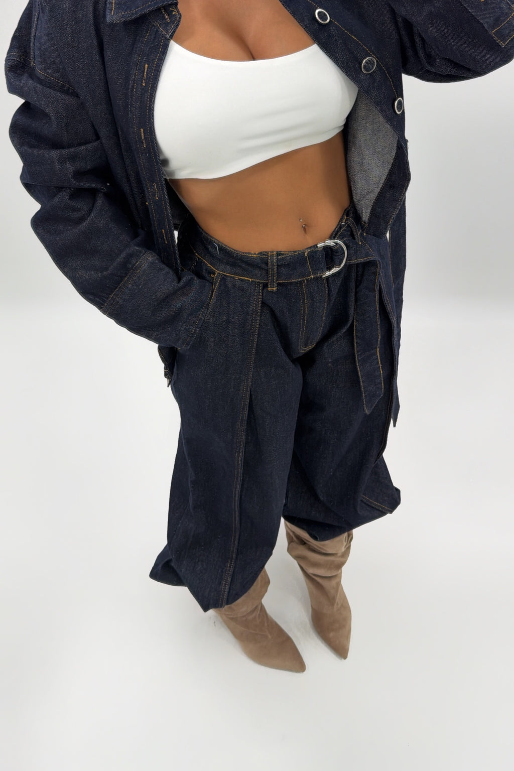 JEANS OSCU CON CINTURÓN