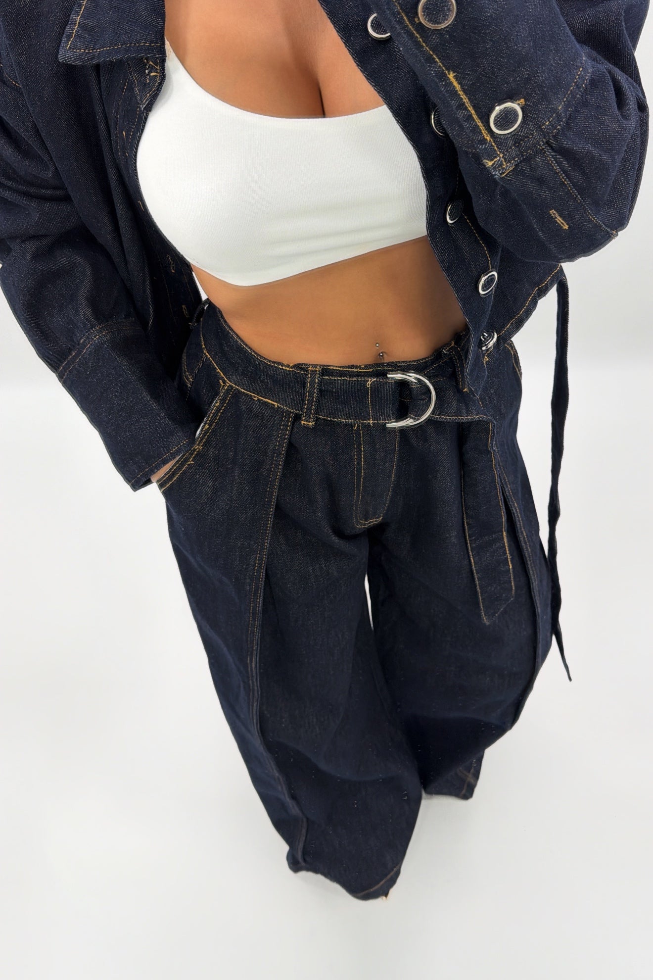 JEANS OSCU CON CINTURÓN