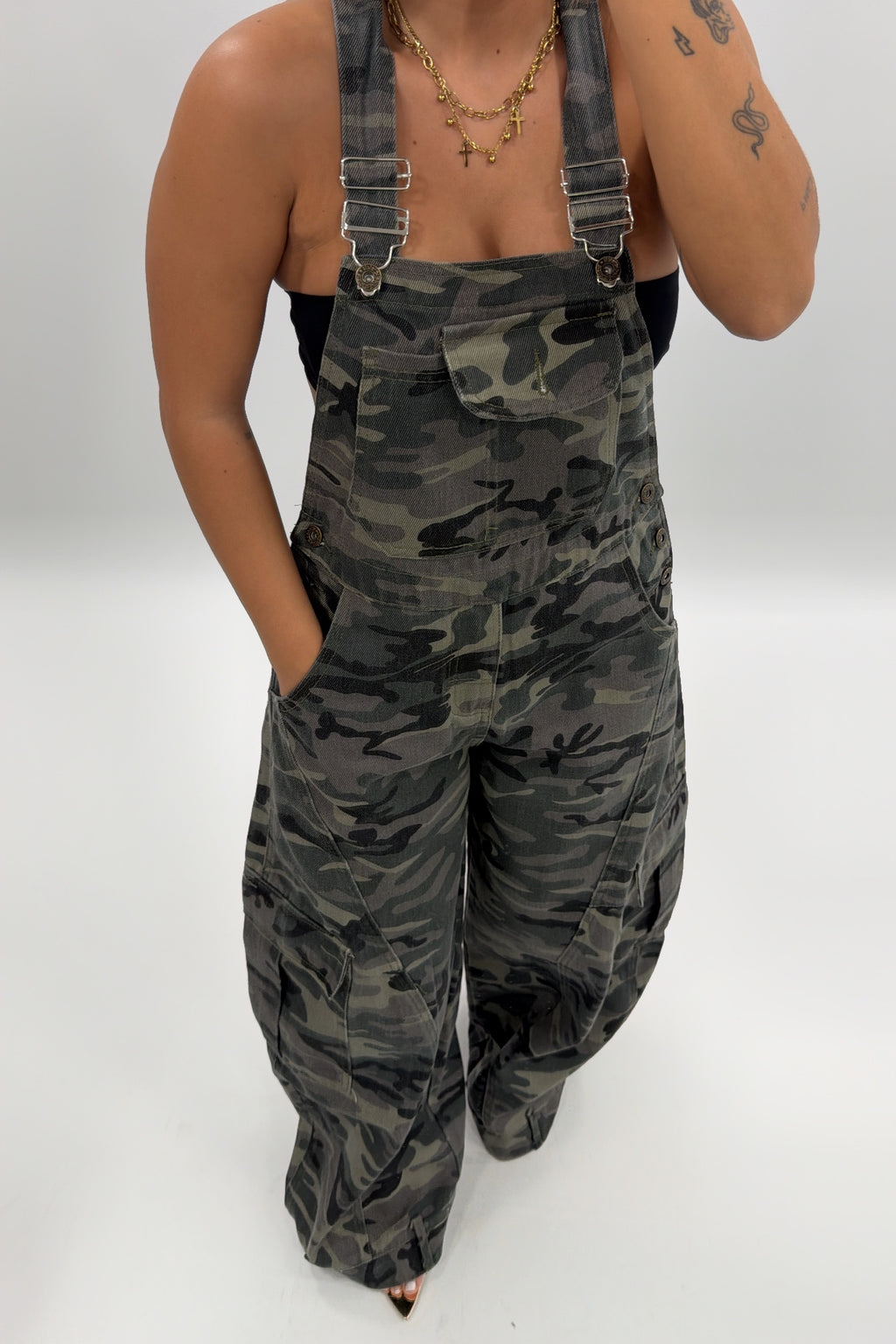PETO DENIM CAMUFLAJE