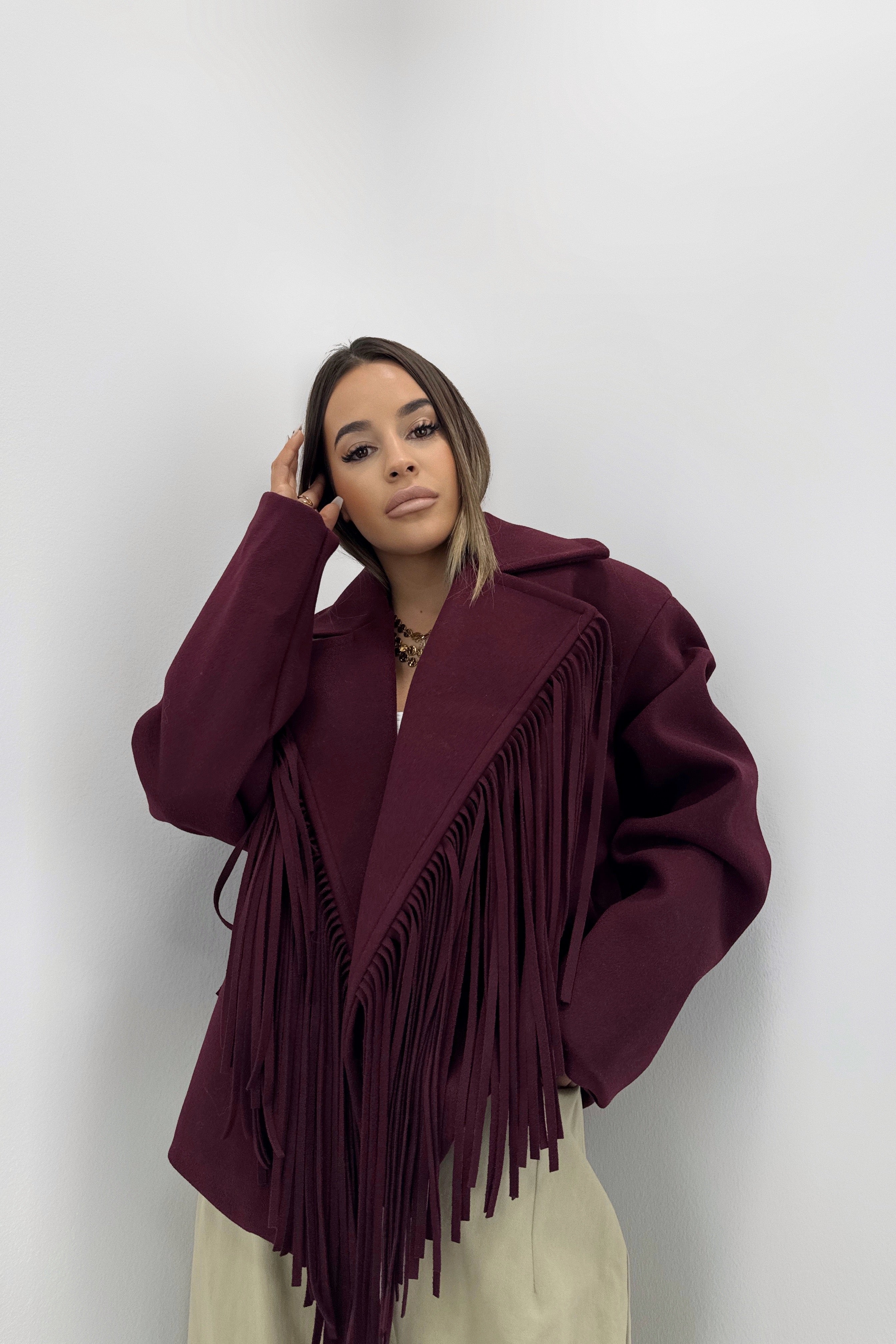 CHAQUETA FLECOS LUMINA