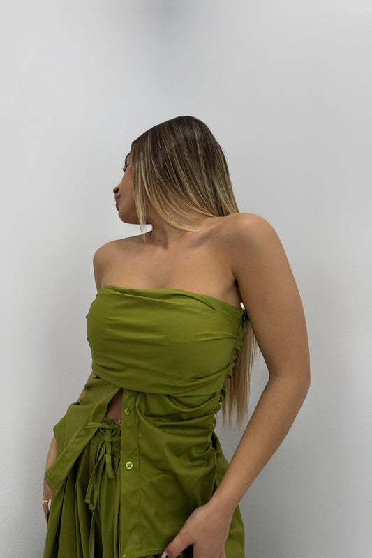 TOP CAMISA BOTÓN LUMINA