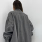 CAMISA DENIM BOTÓN MAXI