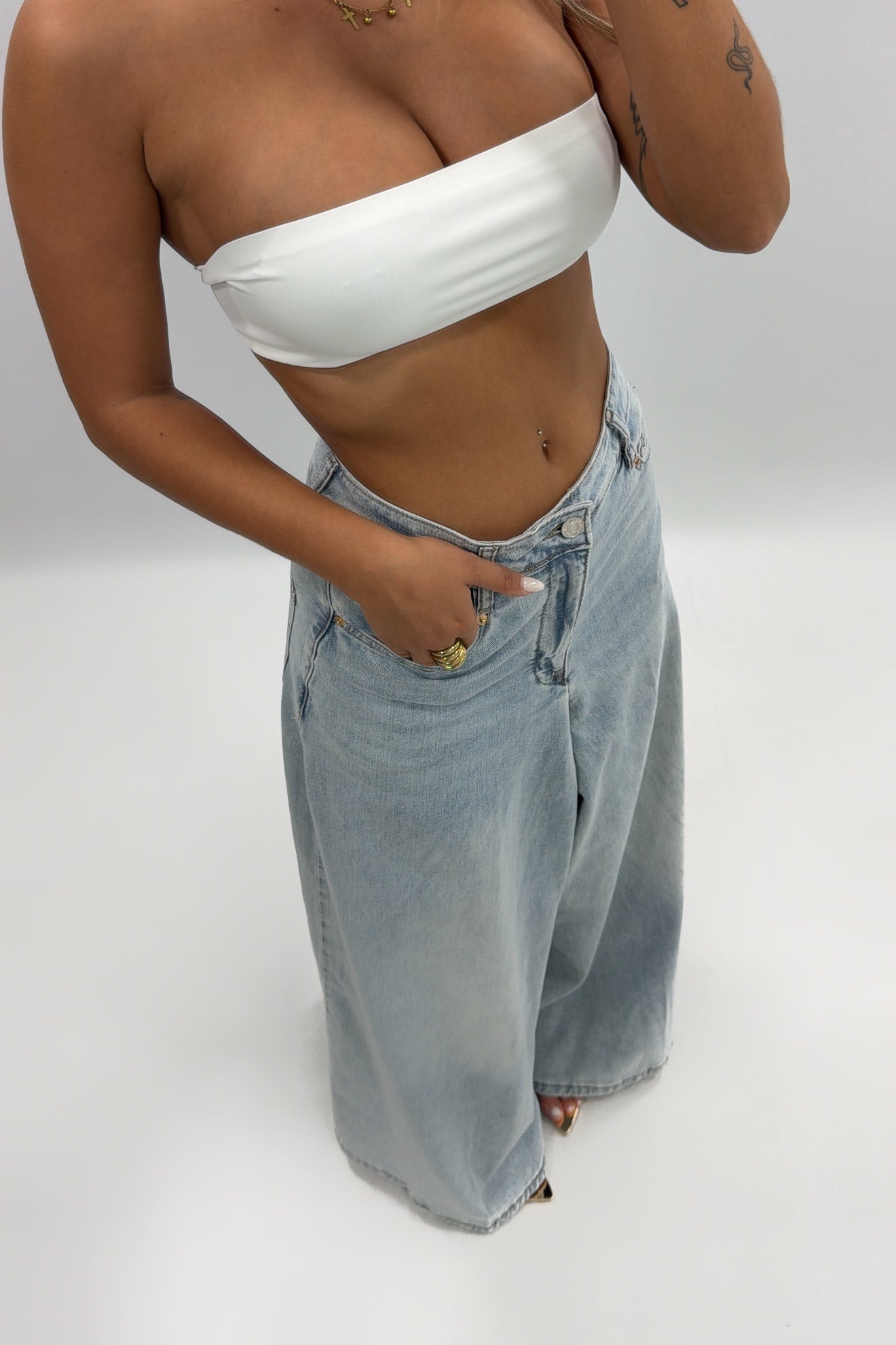 JEANS MAXI PALAZZO