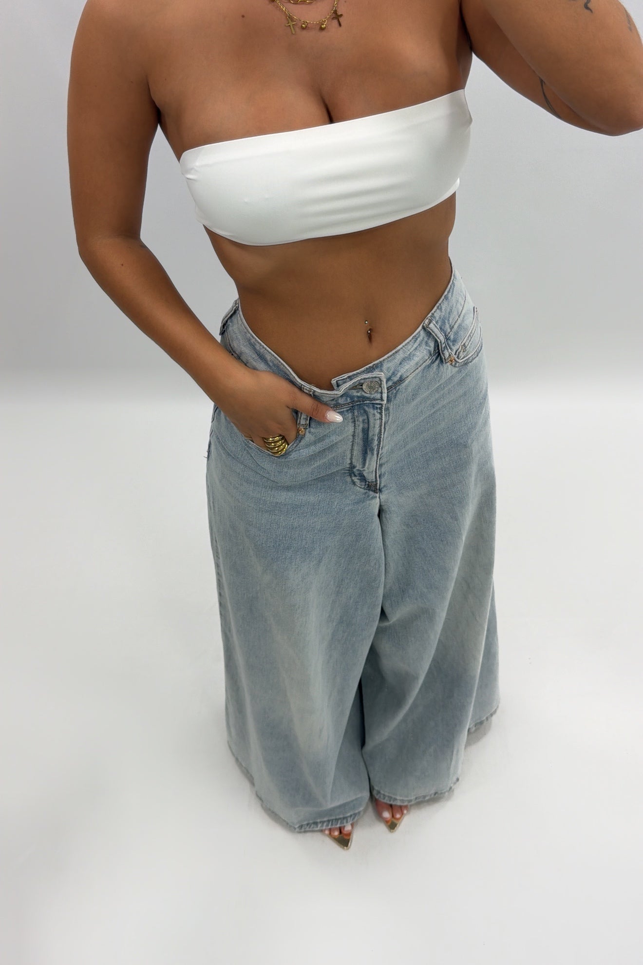 JEANS MAXI PALAZZO