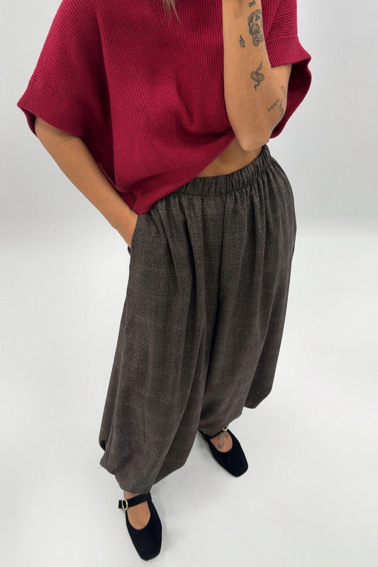 PANTALÓN BOMBACH CUADROS