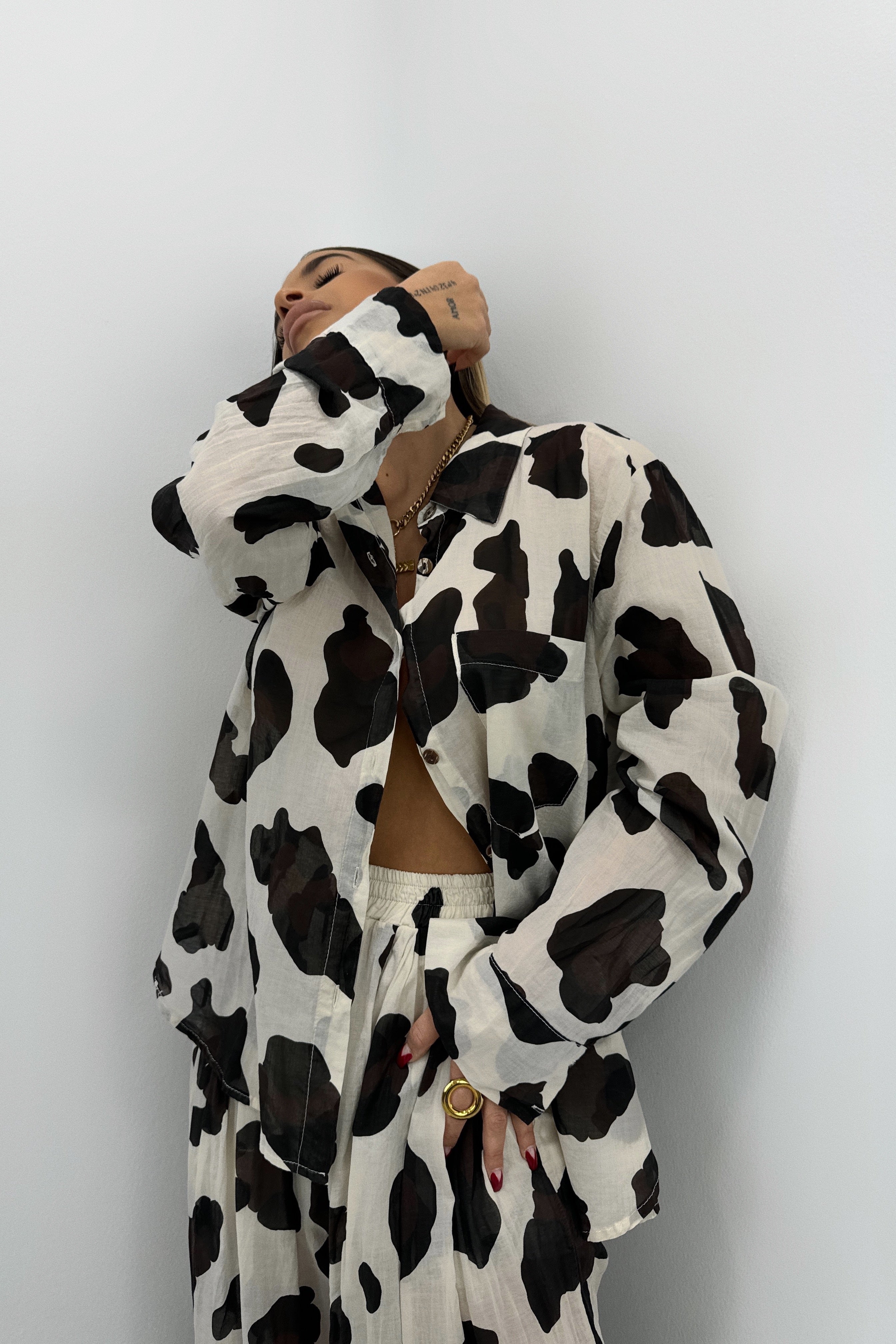 CAMISA FLUIDA VACA LUM