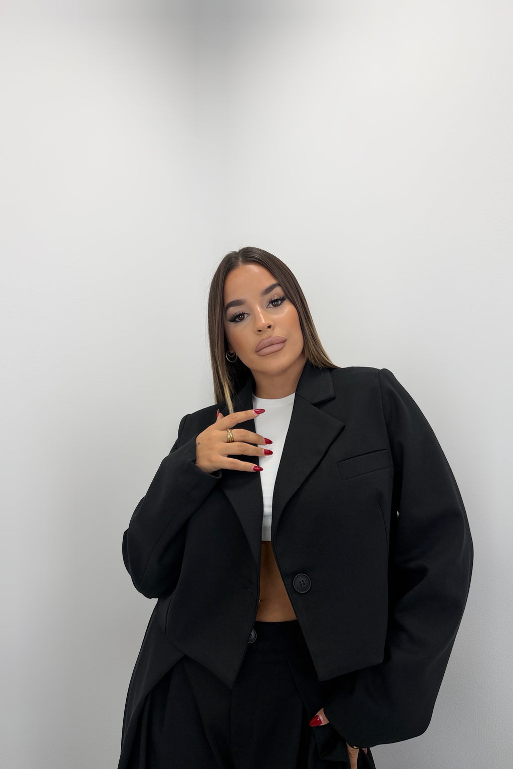 BLAZER BASIC CROPPED