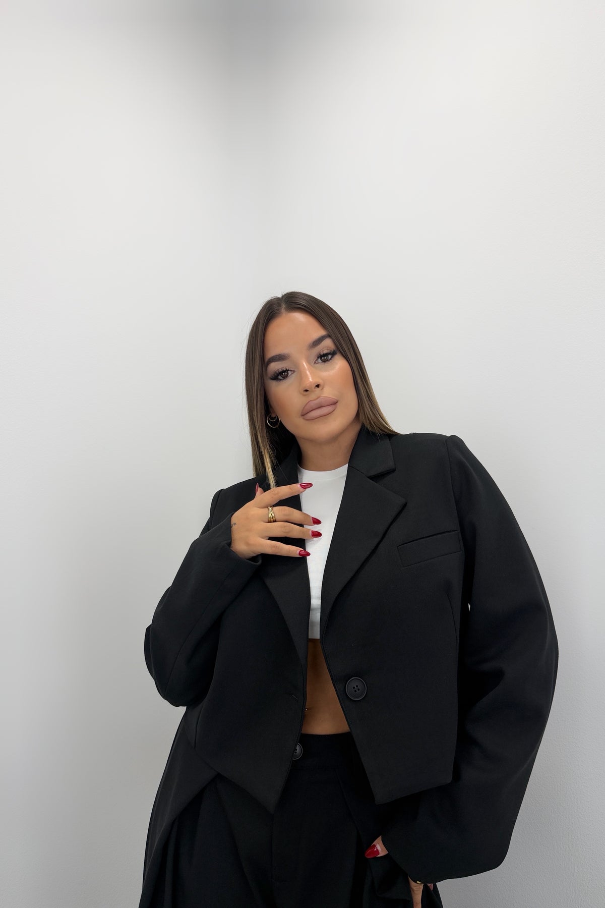 BLAZER BASIC CROPPED