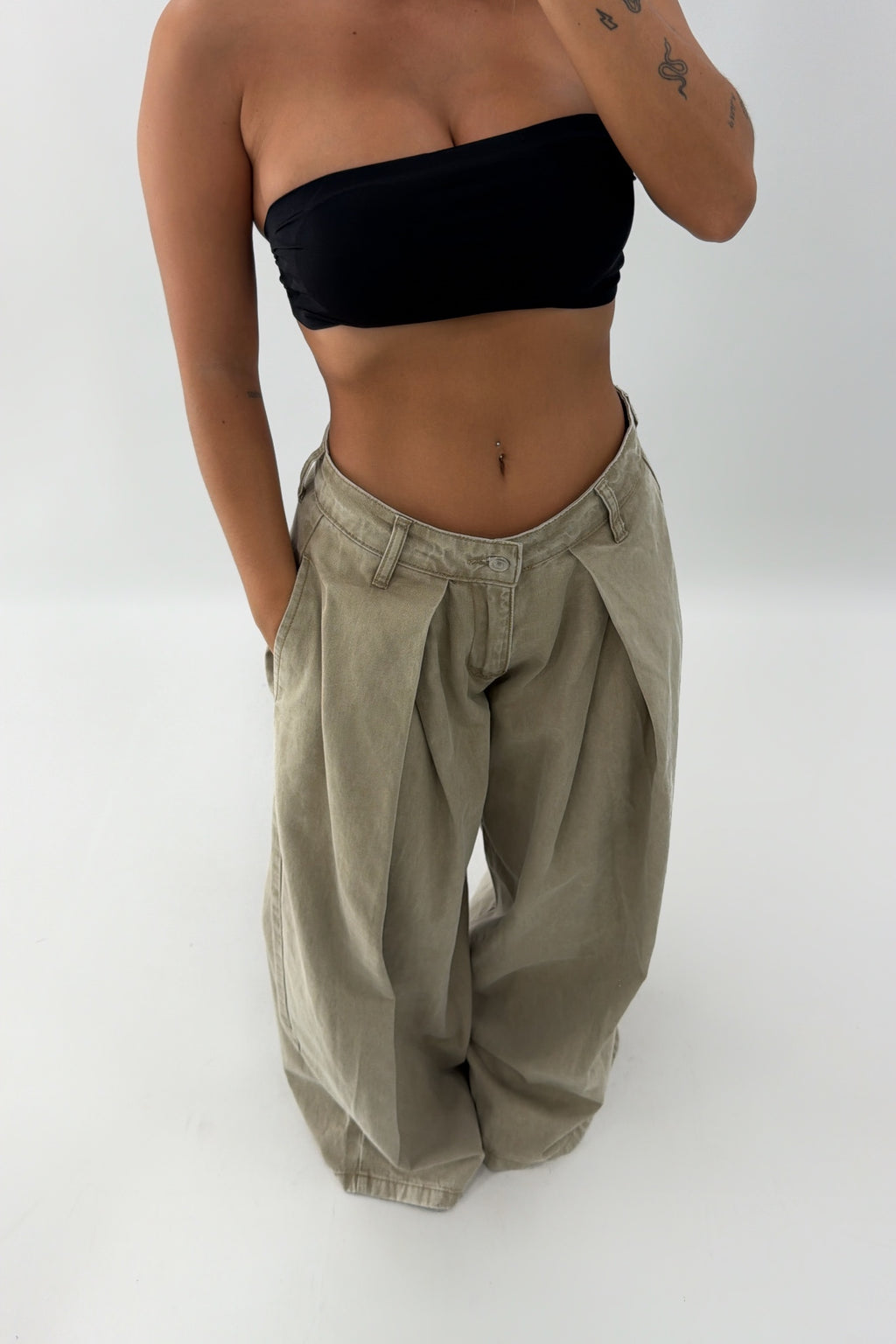 JEANS PLIEGUES