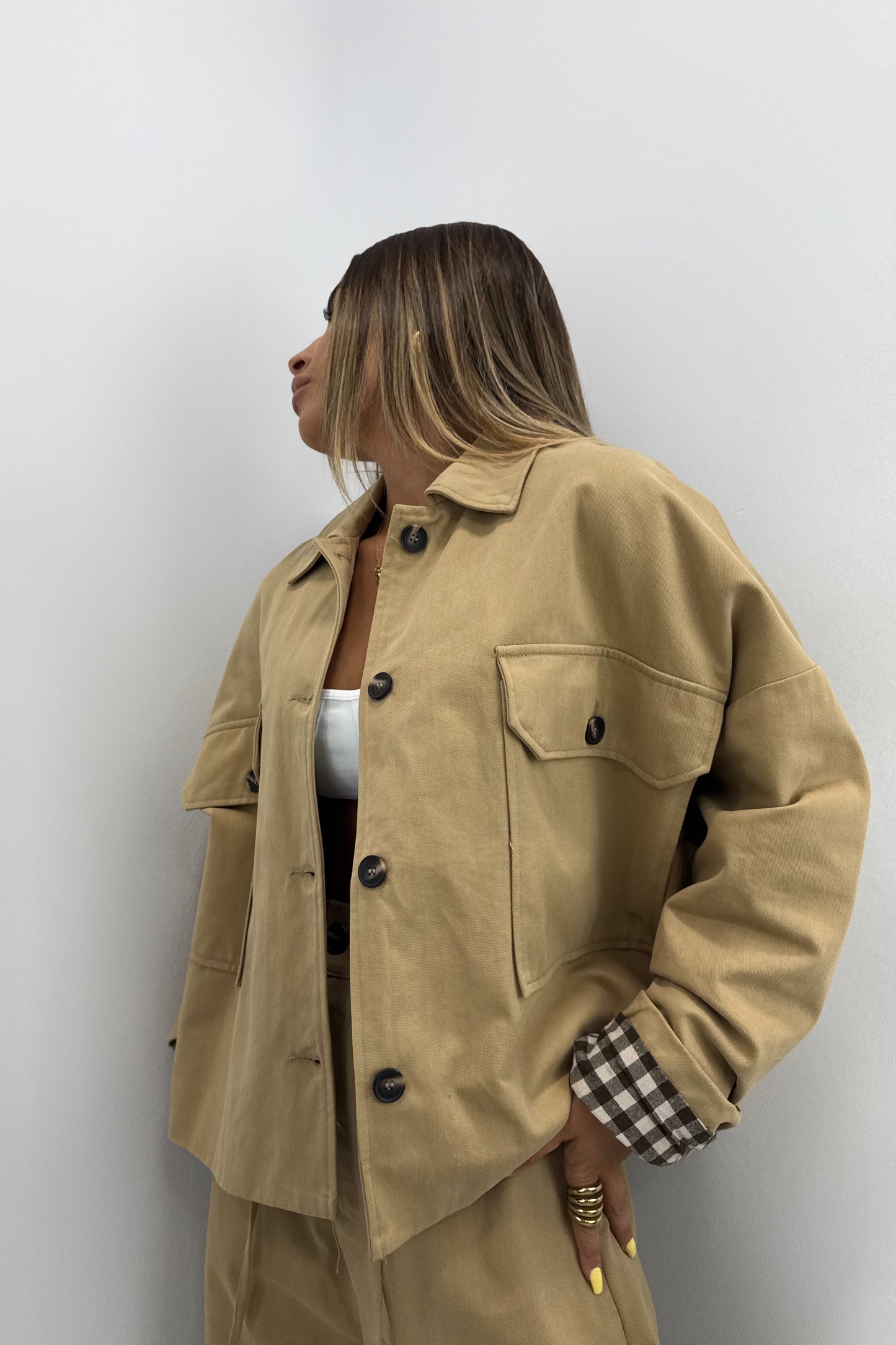 CHAQUETA CUADROS