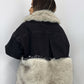 ABRIGO DENIM COMBINADO
