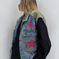 CHALECO DENIM ABALORIOS