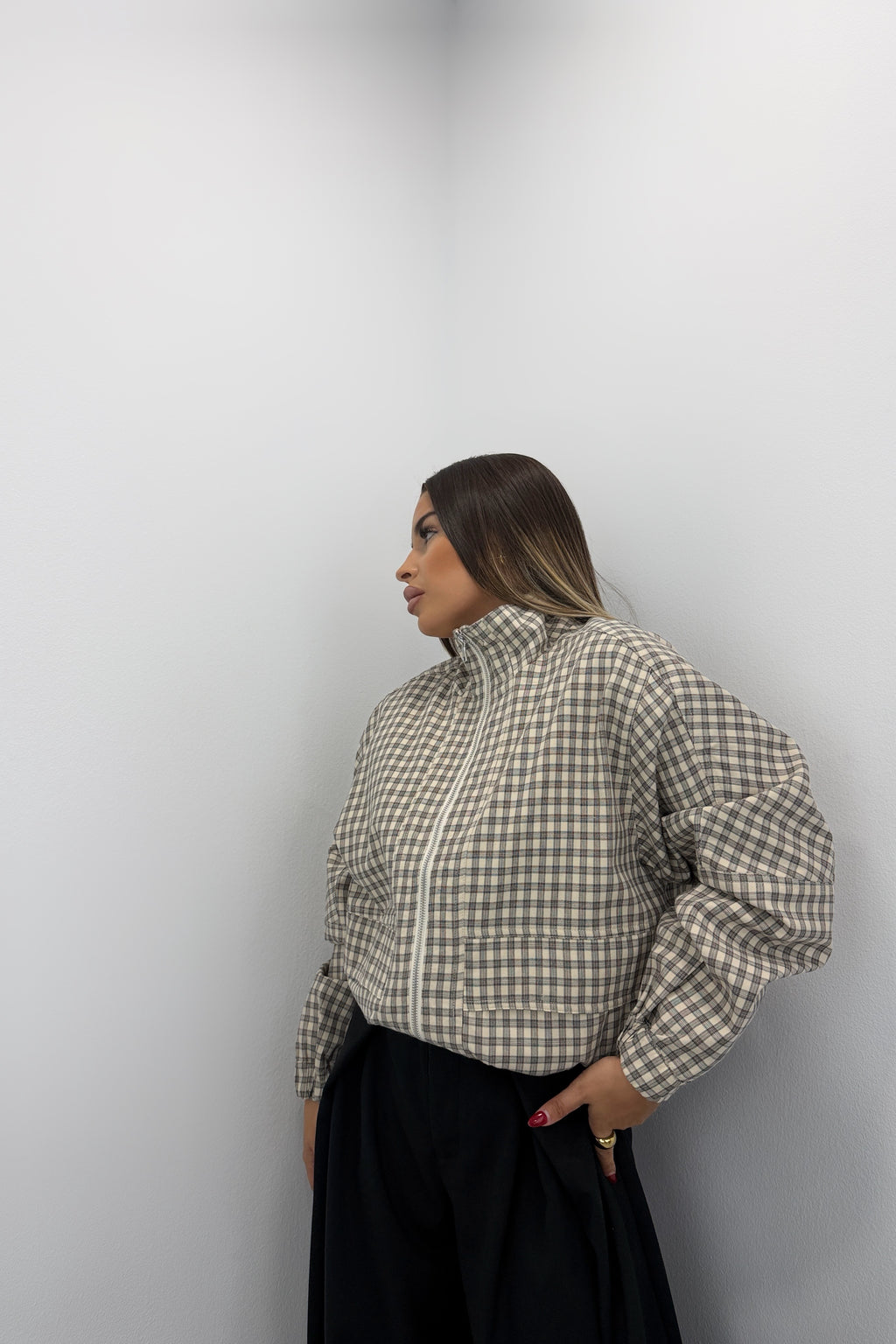 CHAQUETA | BOMBER CUADROS