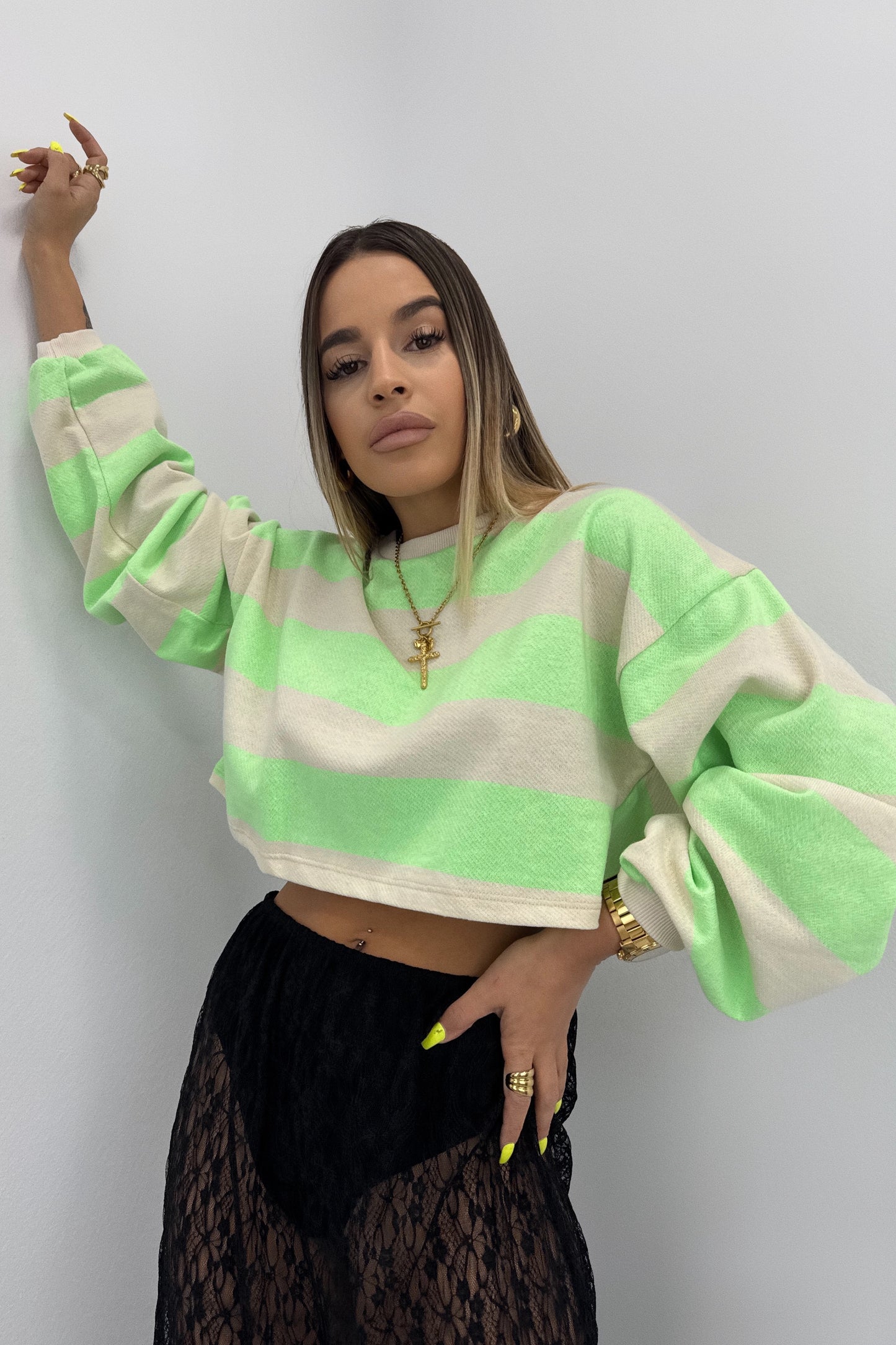 SUDADERA CROPPED LIMA LUMINA